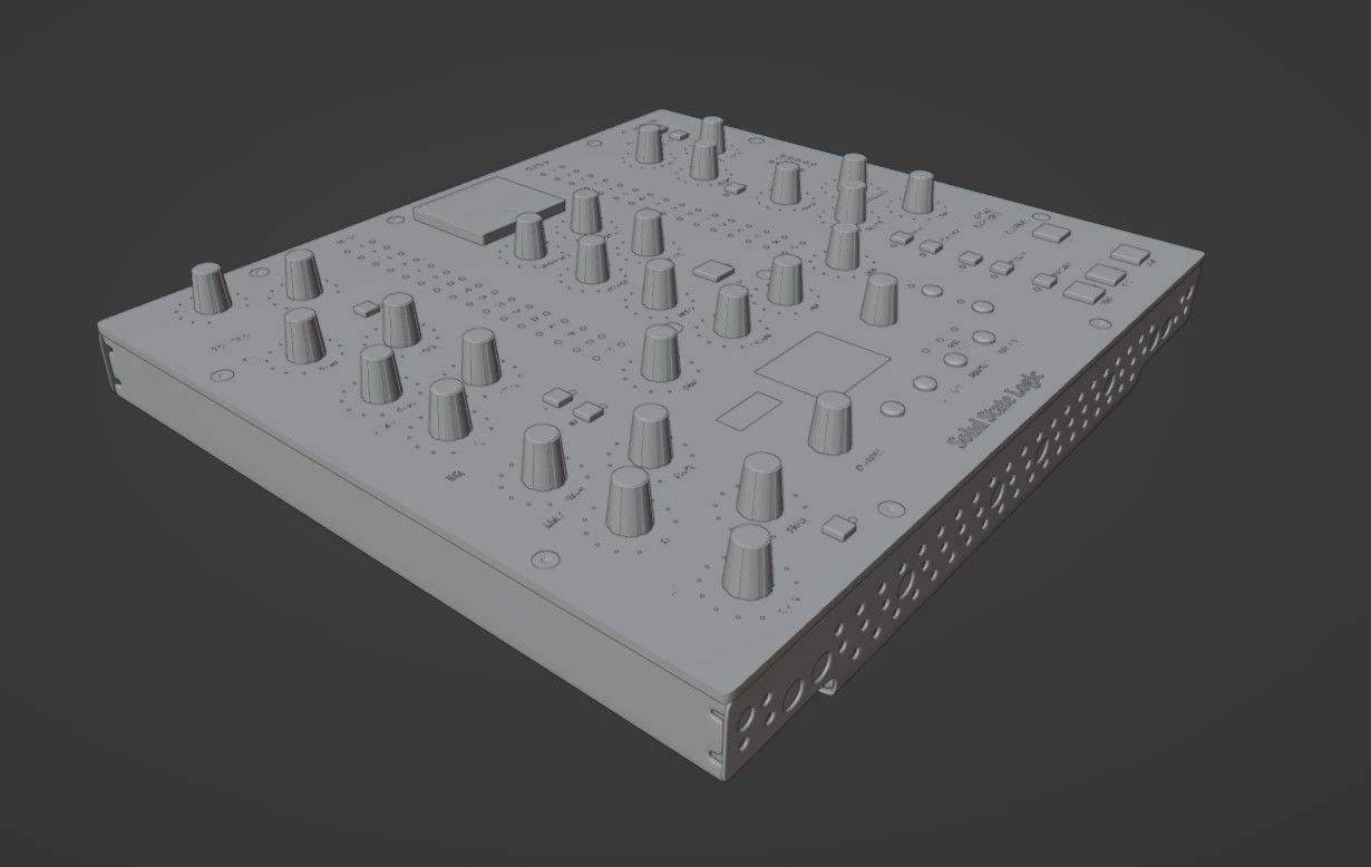 SolidStateLogic UC-1 mixing Controller 3D model_4