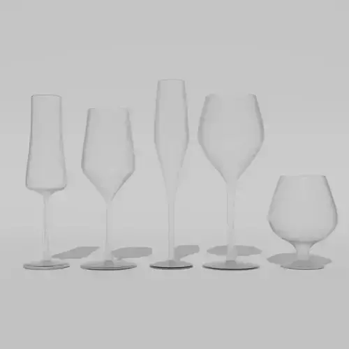 five wineglass