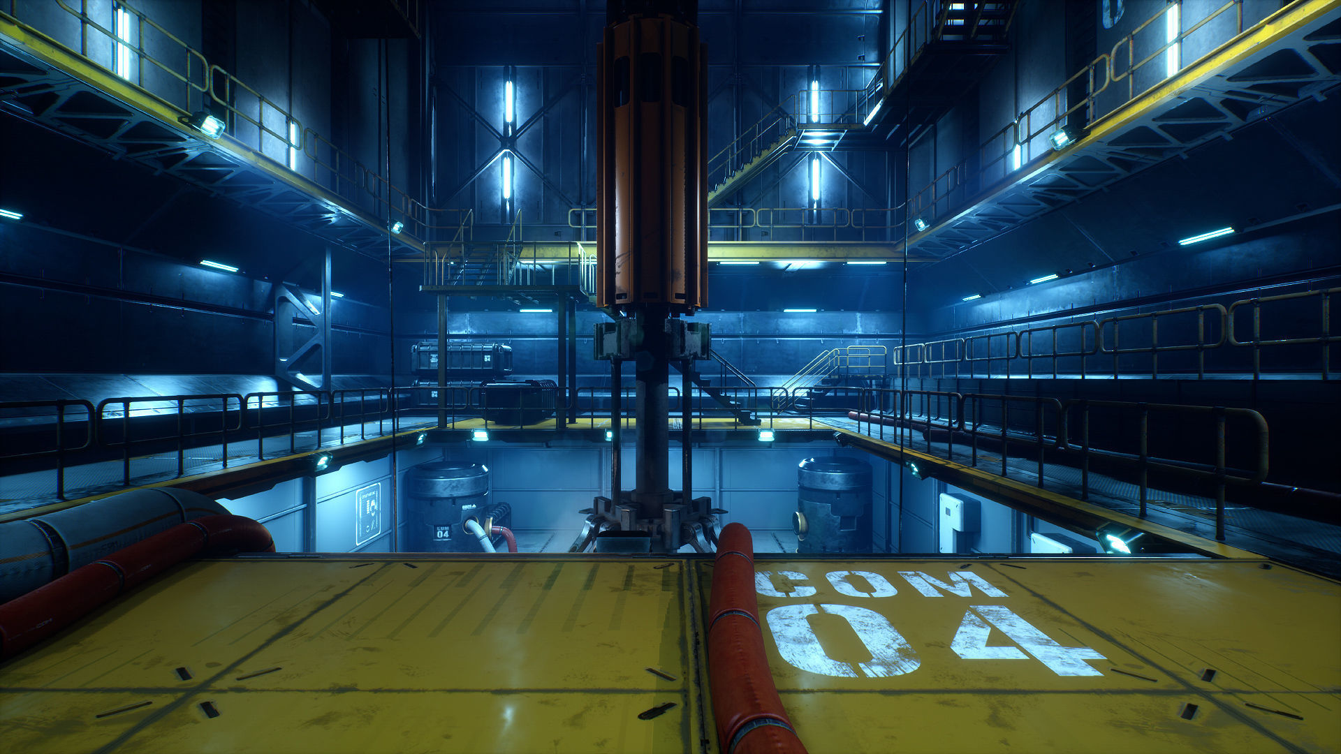 Drilling Rig Low-poly 3D model_19