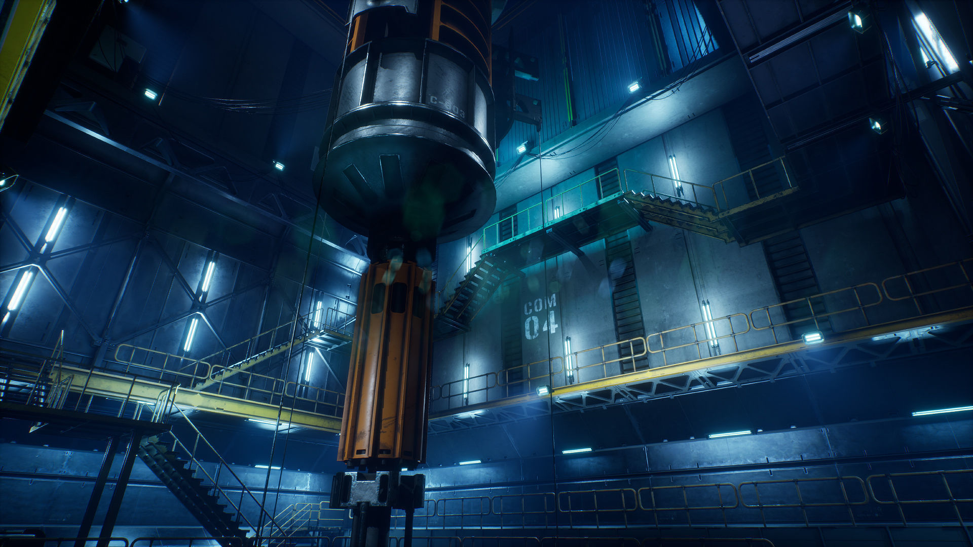 Drilling Rig Low-poly 3D model_6