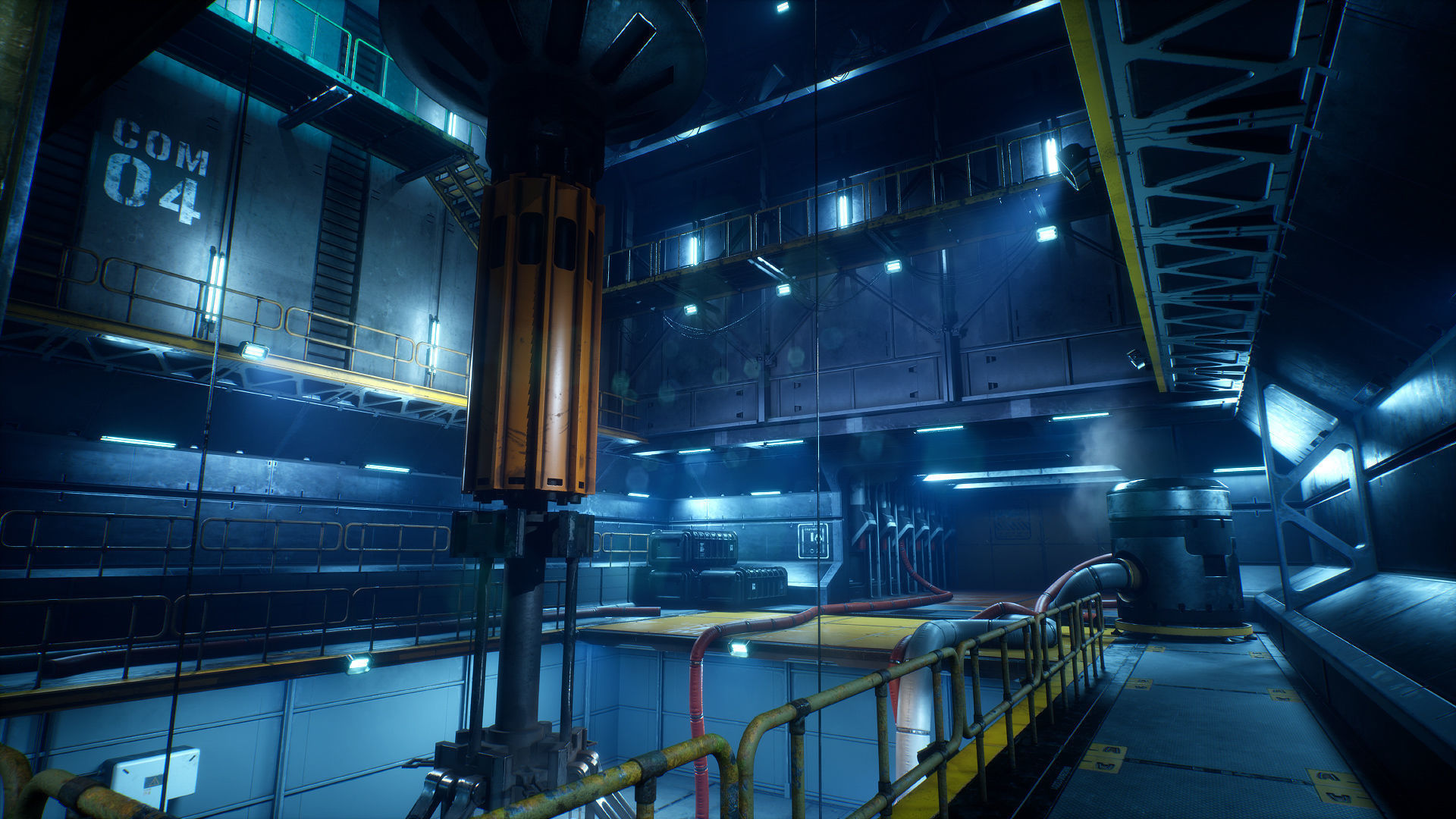 Drilling Rig Low-poly 3D model_22