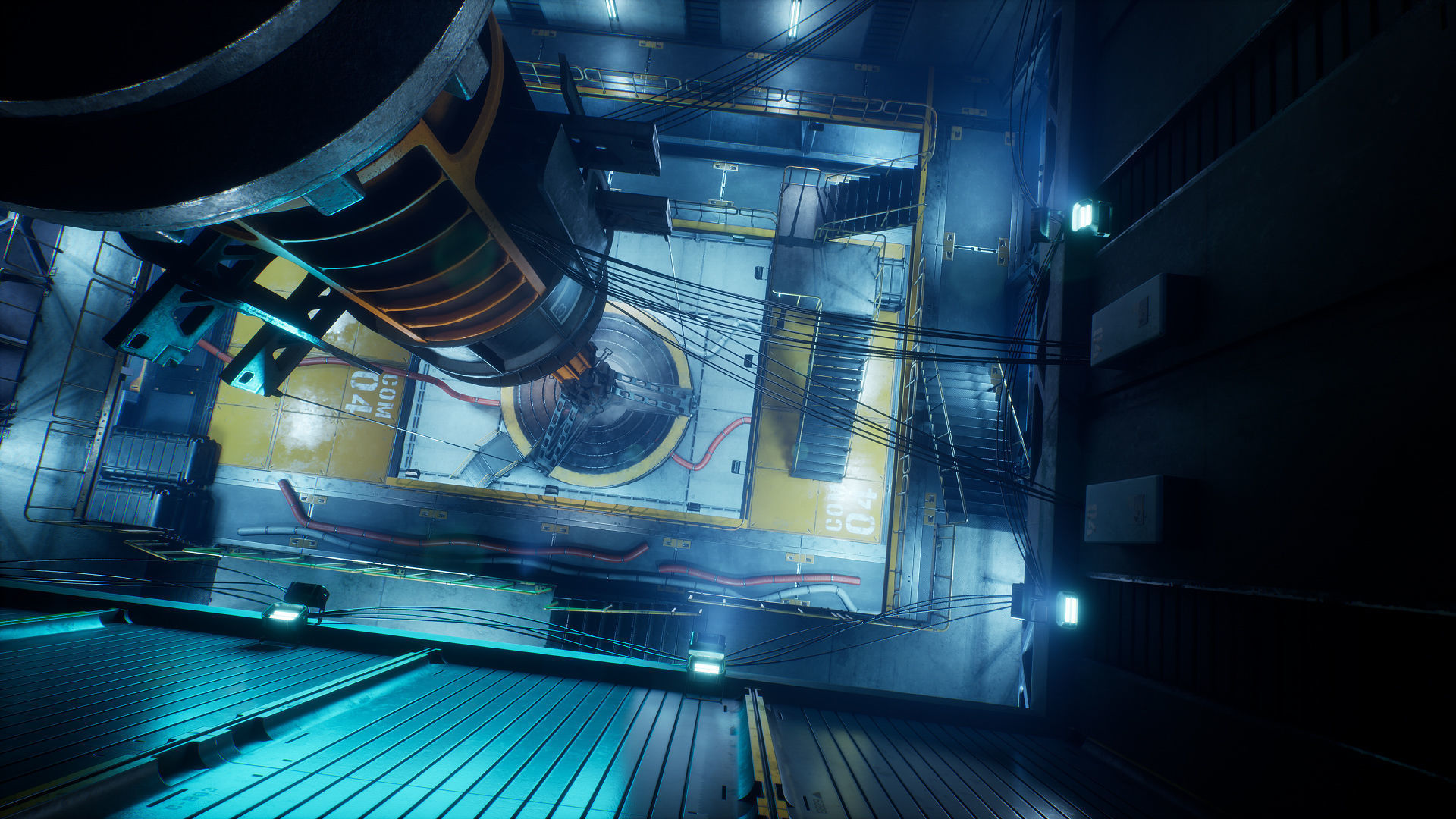 Drilling Rig Low-poly 3D model_9