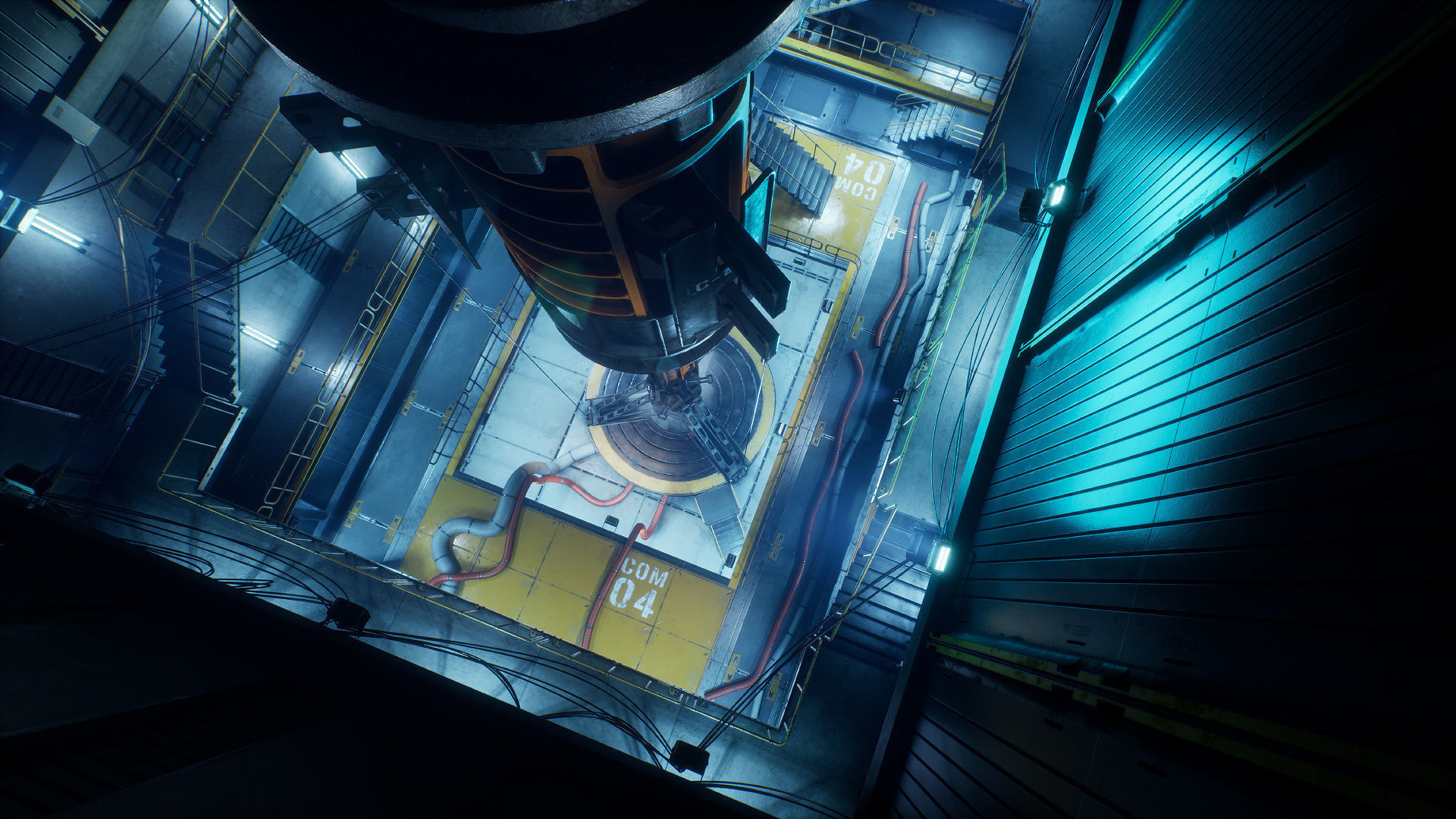 Drilling Rig Low-poly 3D model_10