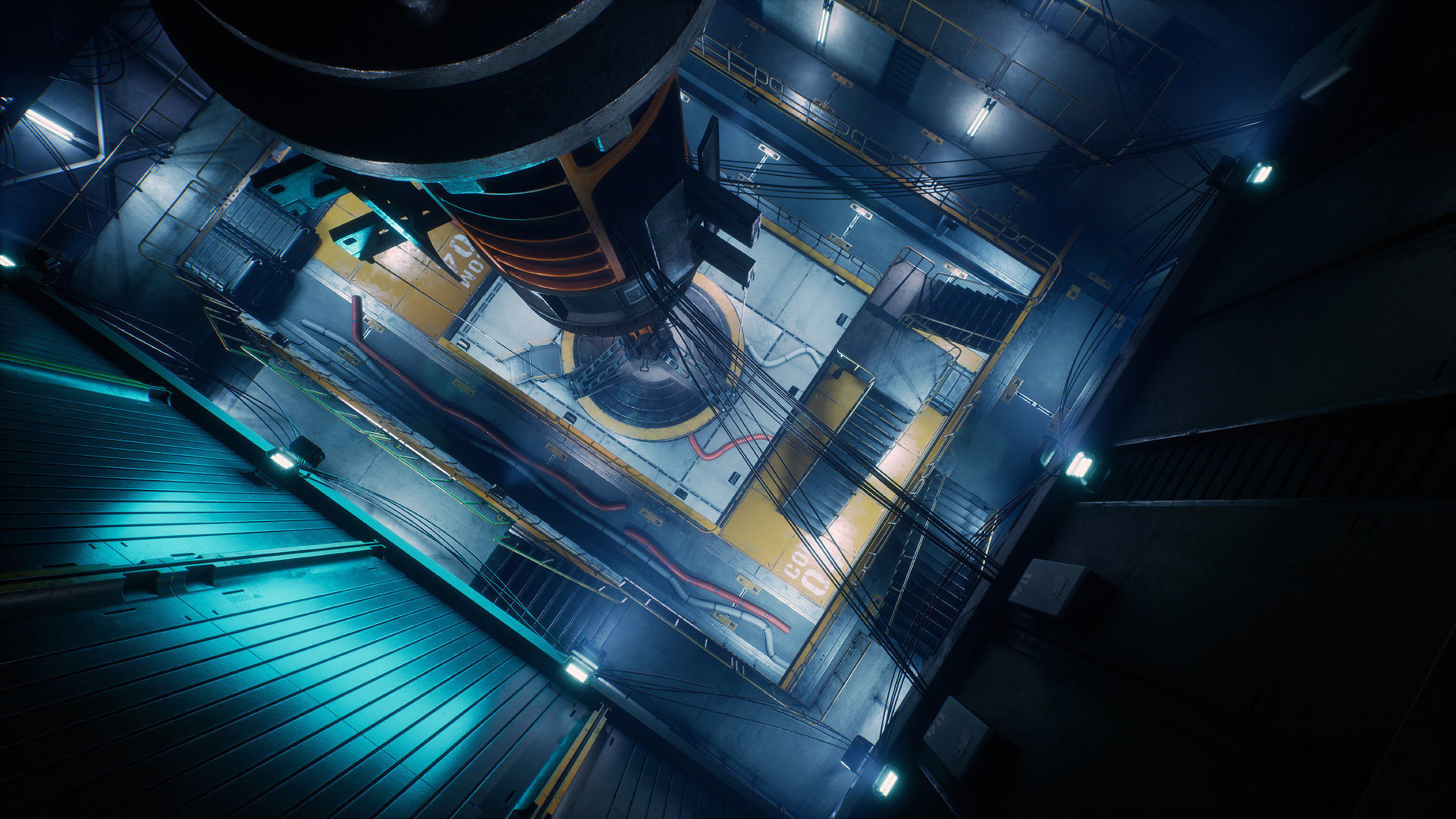 Drilling Rig Low-poly 3D model_24