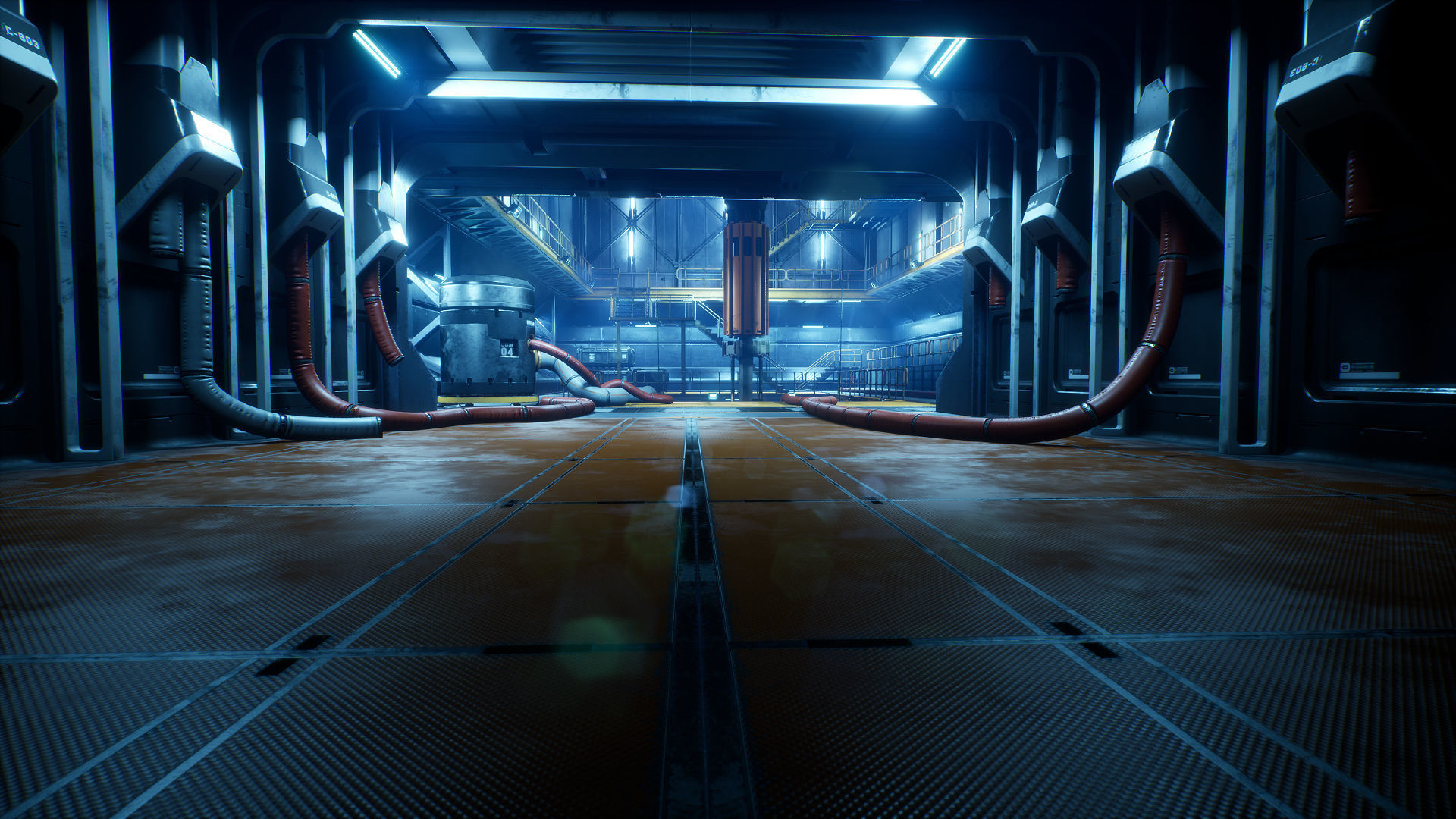 Drilling Rig Low-poly 3D model_3