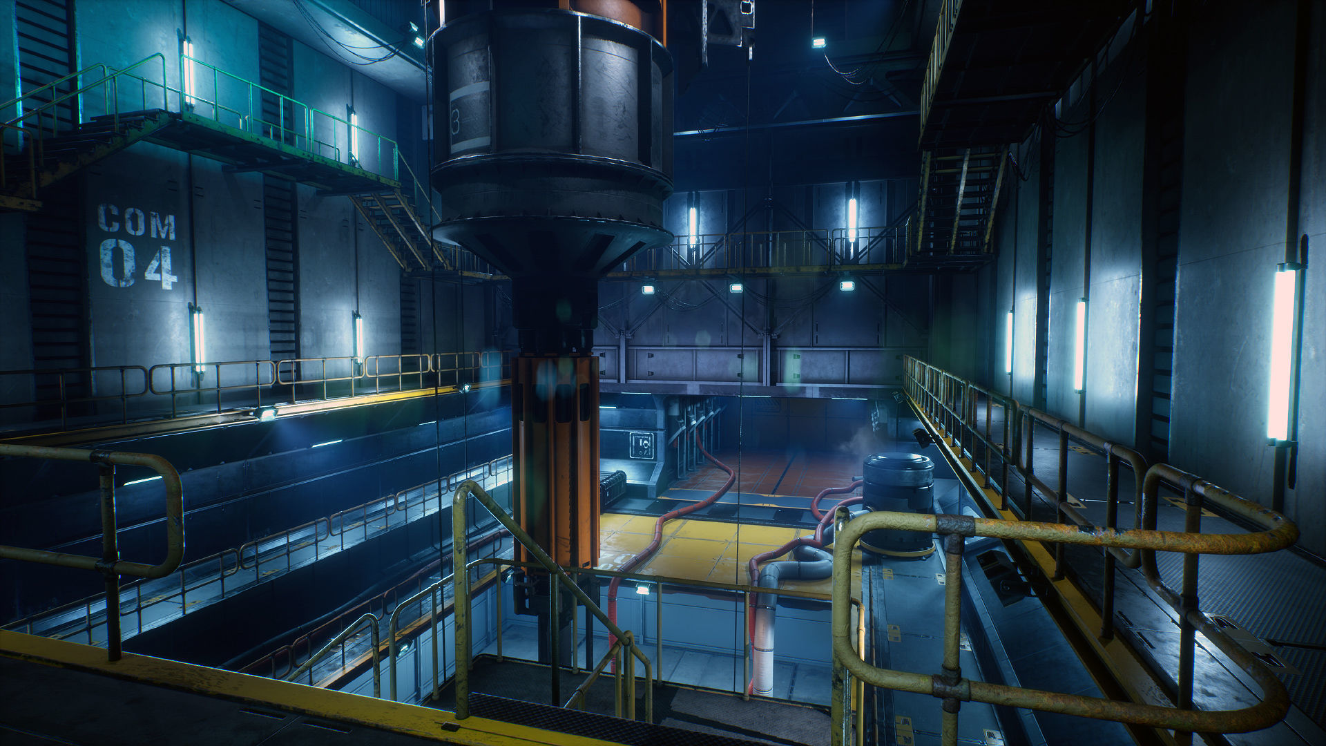 Drilling Rig Low-poly 3D model_21