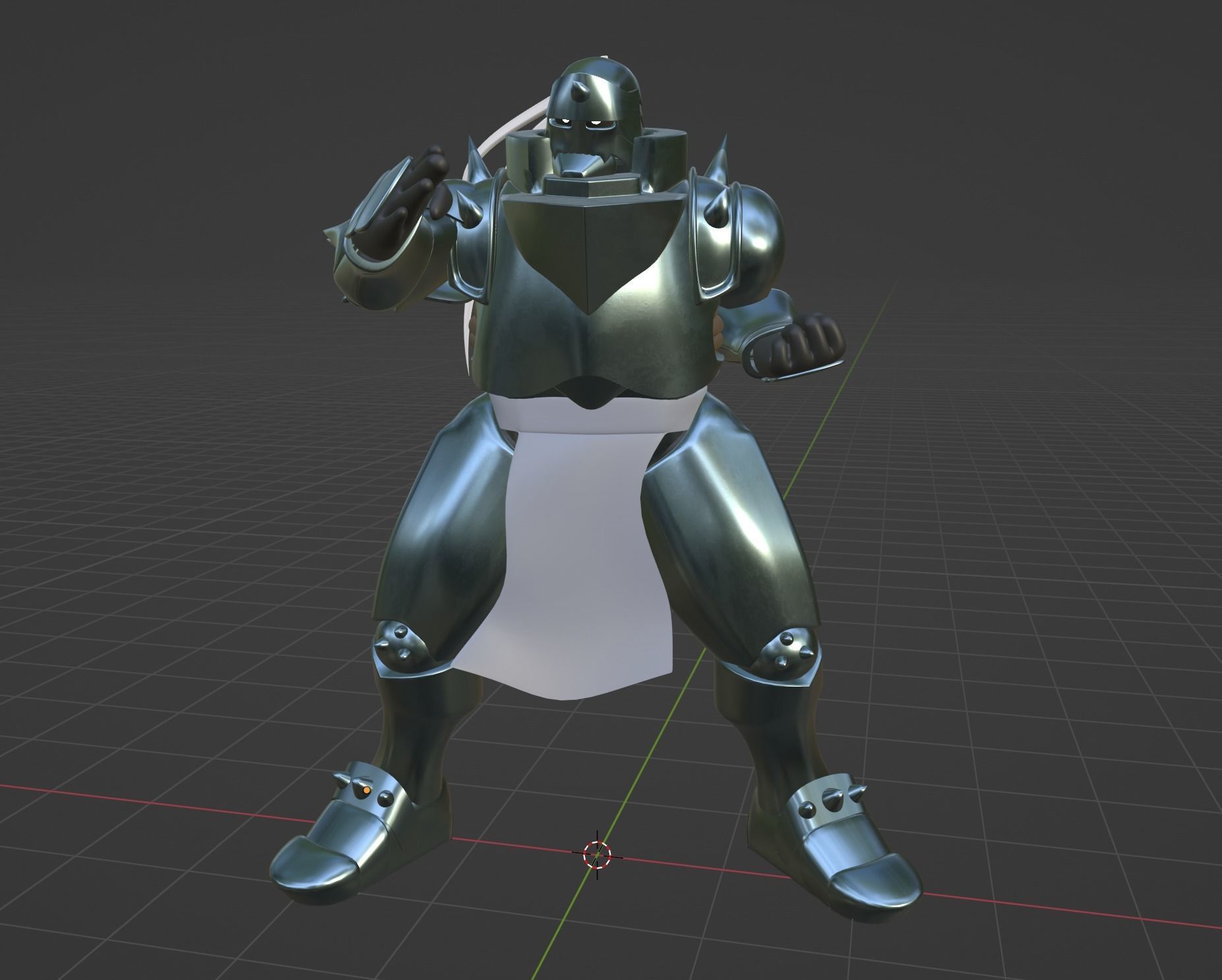 Alphonse Elric - Fullmetal Alchemist 3D model_4