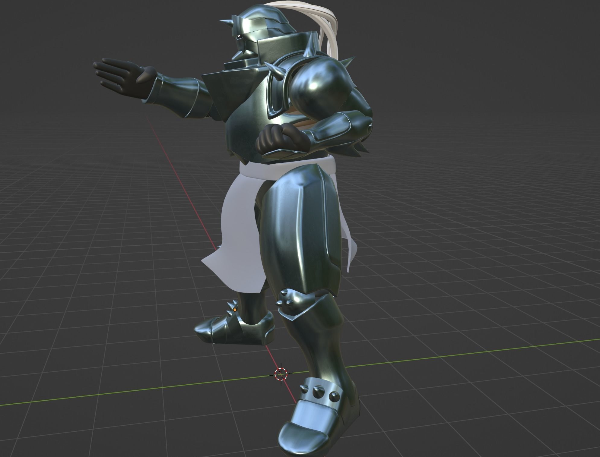 Alphonse Elric - Fullmetal Alchemist 3D model_5