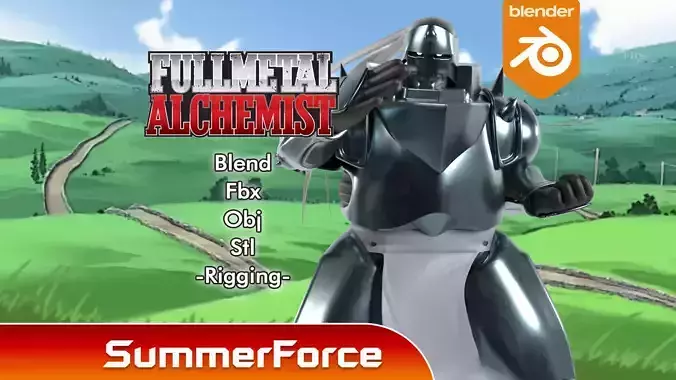 Alphonse Elric - Fullmetal Alchemist 3D model