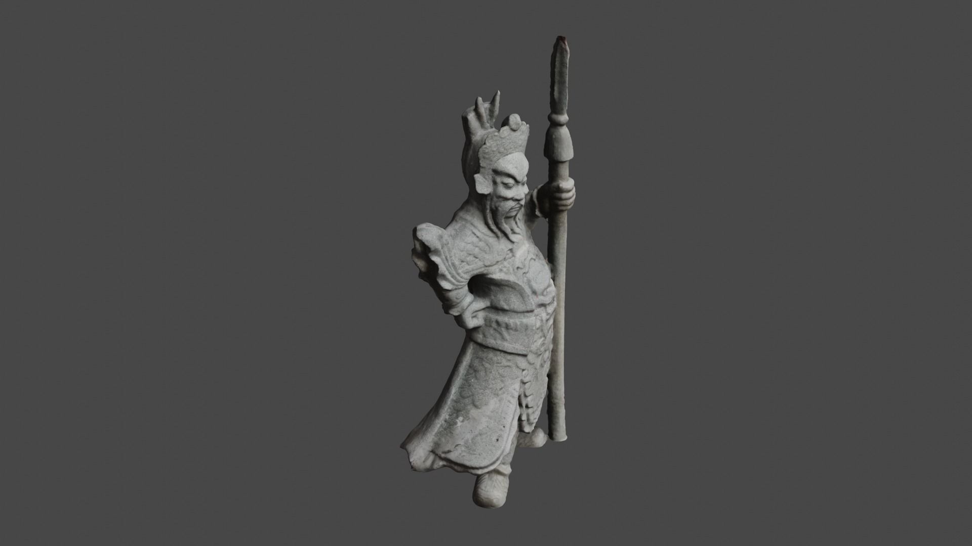 Chinese Guardian Statue 3D print model_13