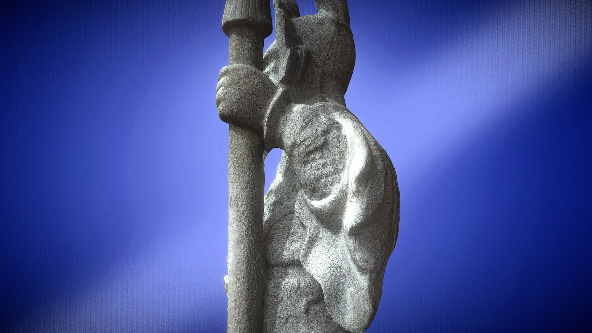 Chinese Guardian Statue 3D print model_1