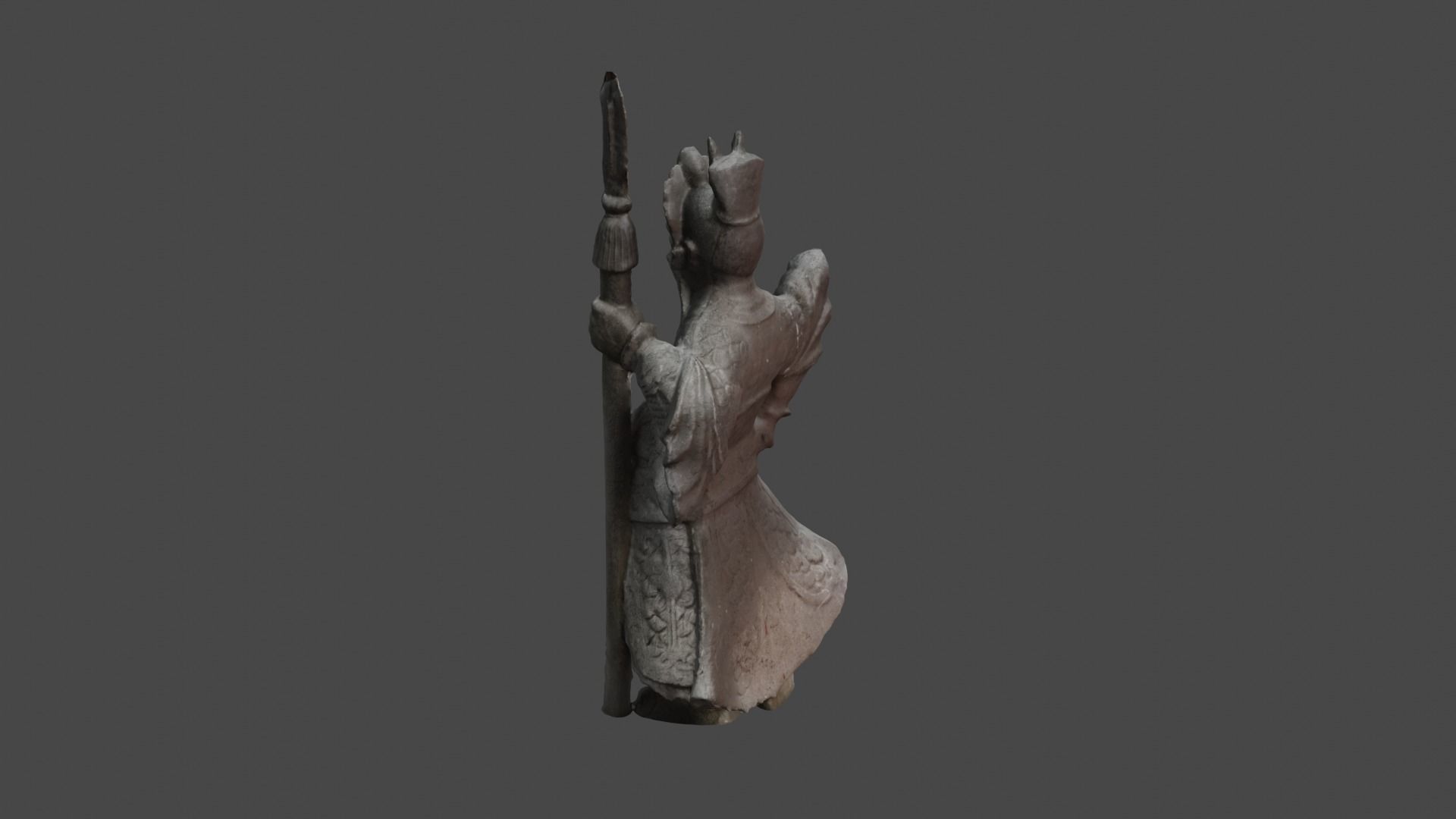 Chinese Guardian Statue 3D print model_23