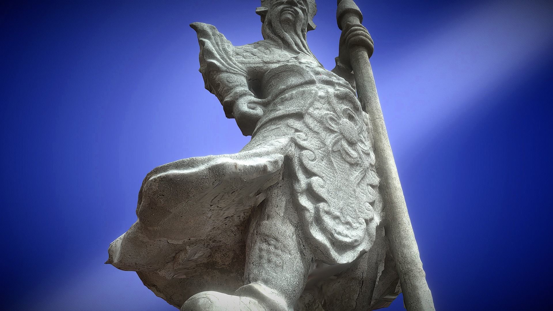 Chinese Guardian Statue 3D print model_3