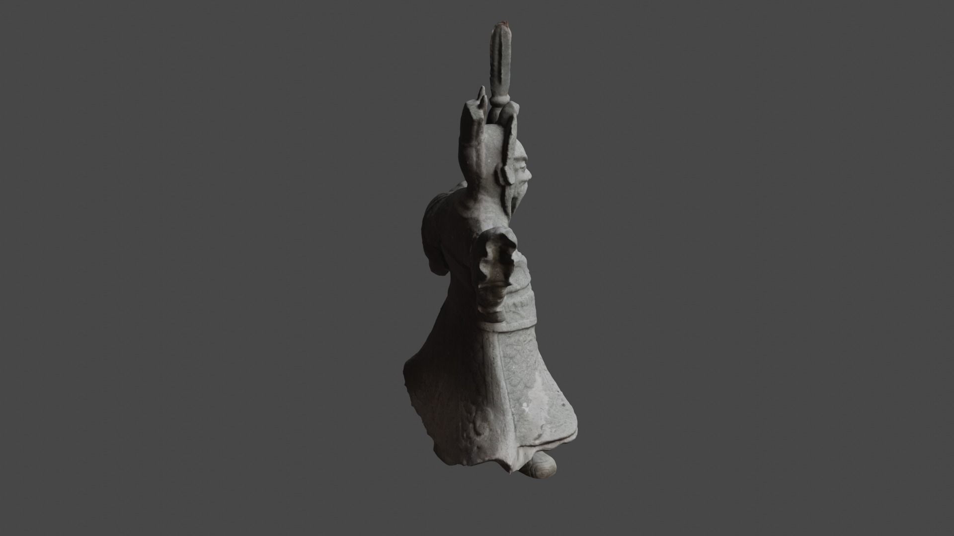 Chinese Guardian Statue 3D print model_16