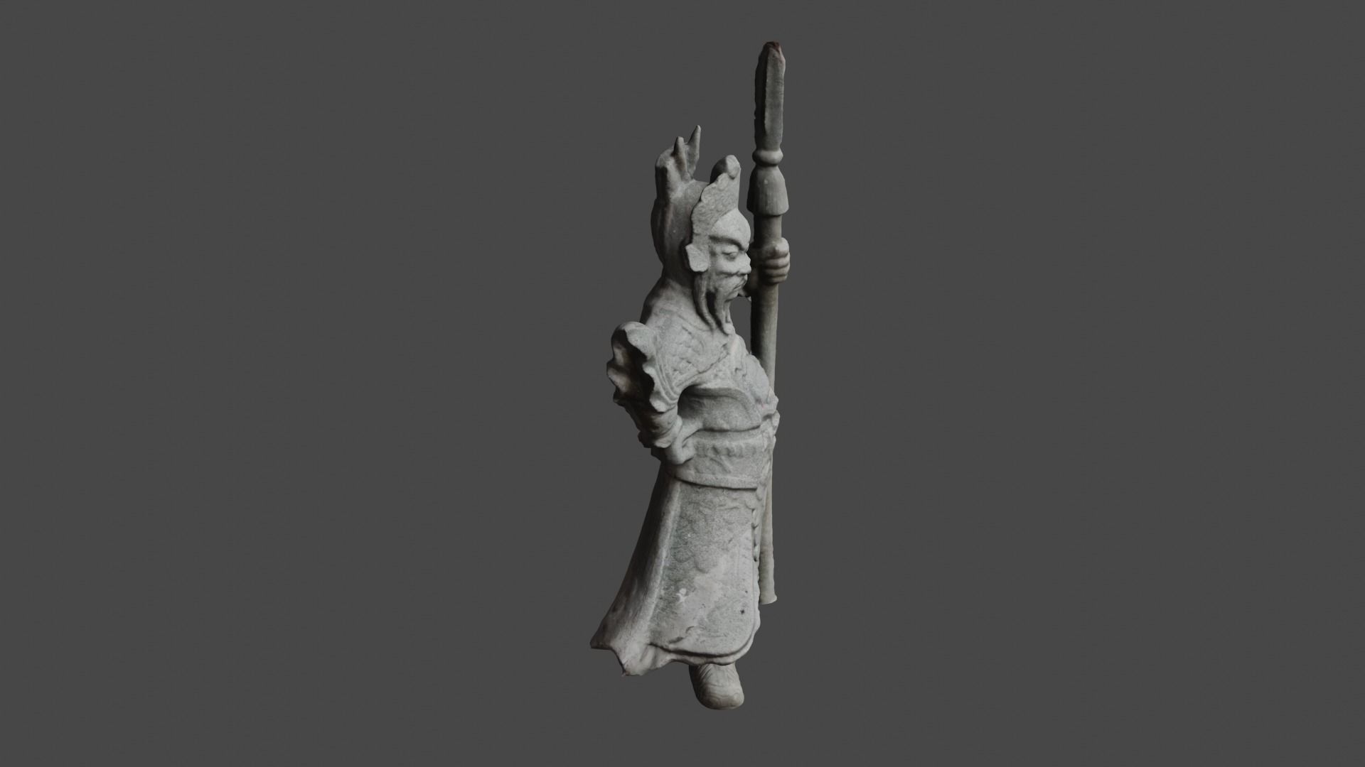 Chinese Guardian Statue 3D print model_14