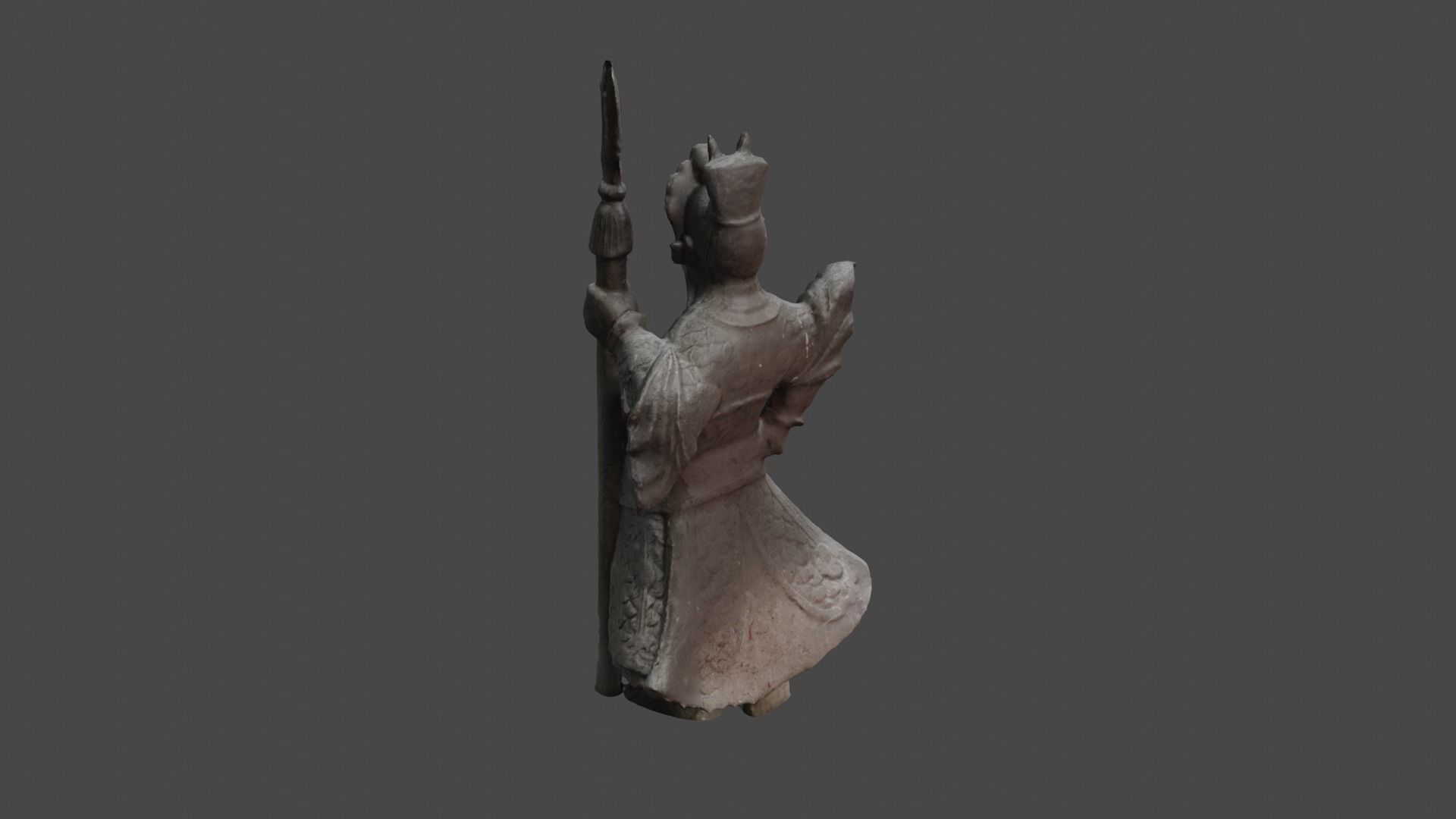 Chinese Guardian Statue 3D print model_22