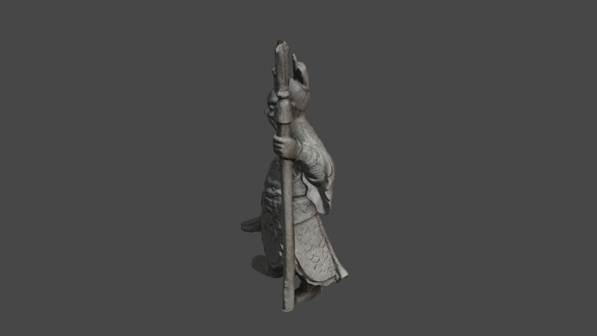 Chinese Guardian Statue 3D print model_26