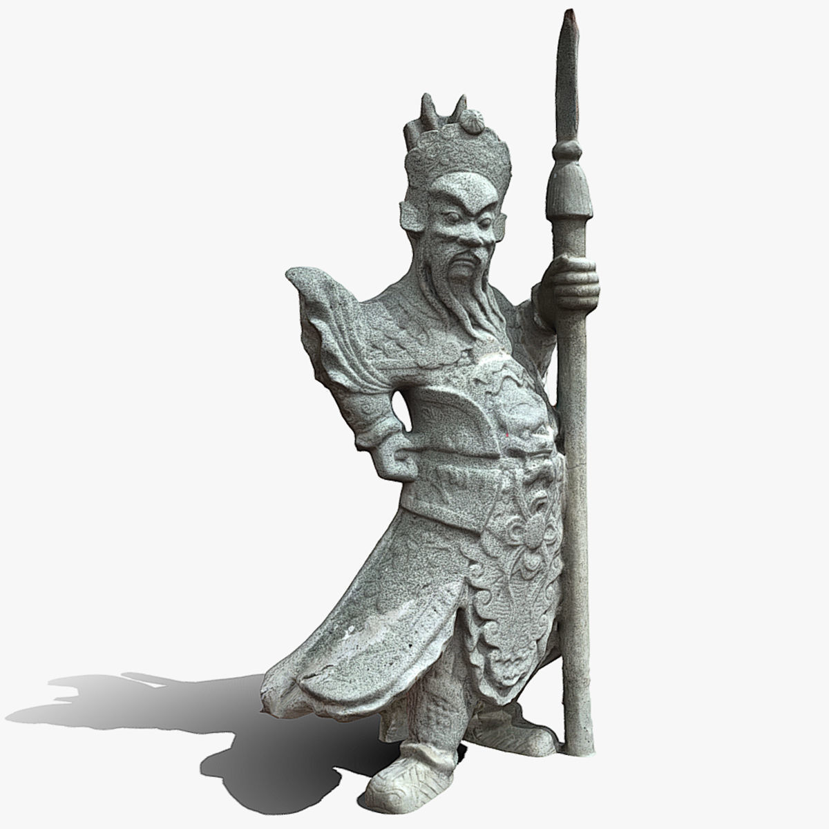 Chinese Guardian Statue 3D print model_6
