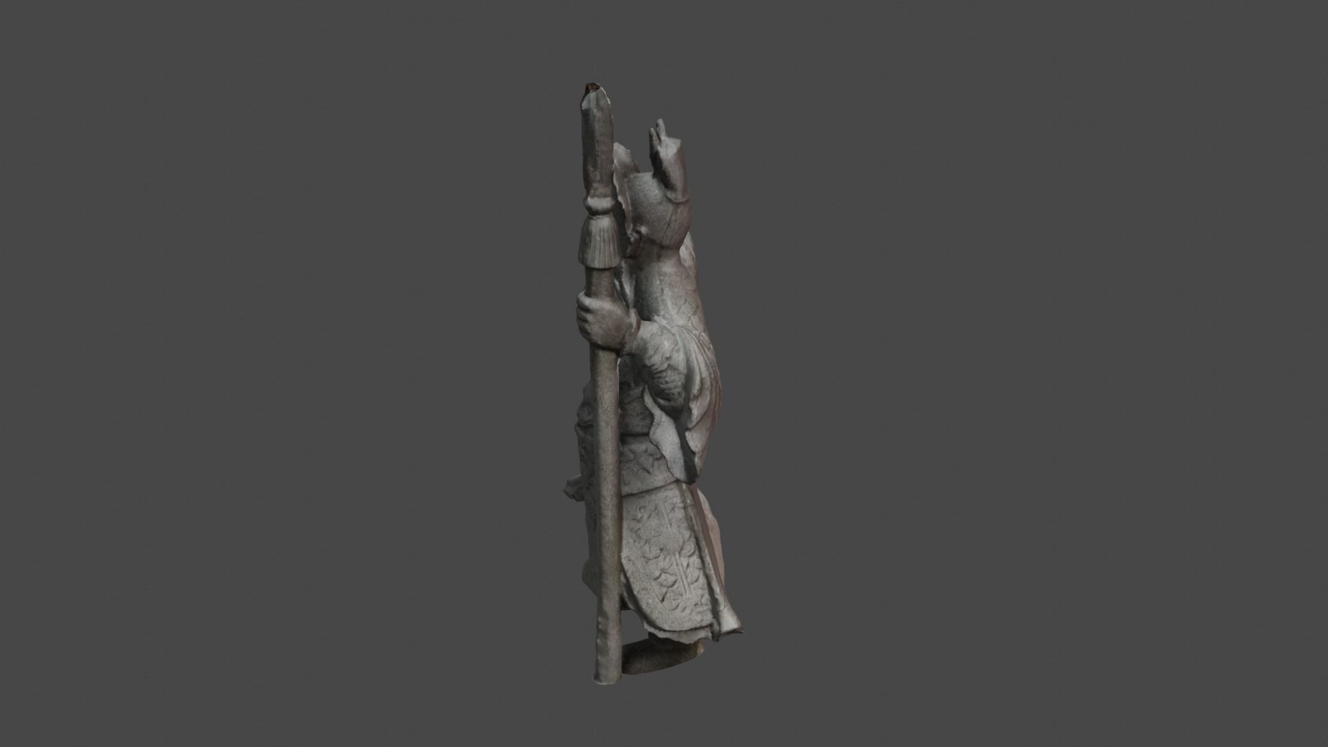 Chinese Guardian Statue 3D print model_25