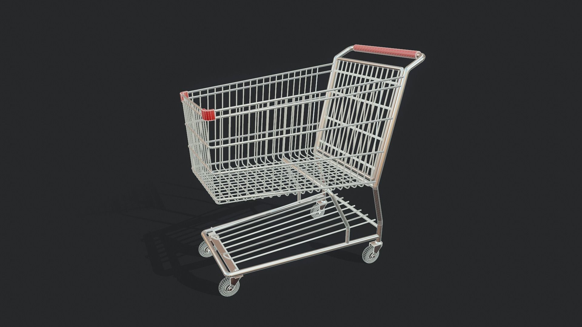Shopping Cart - Tutorial Included 3D model_3