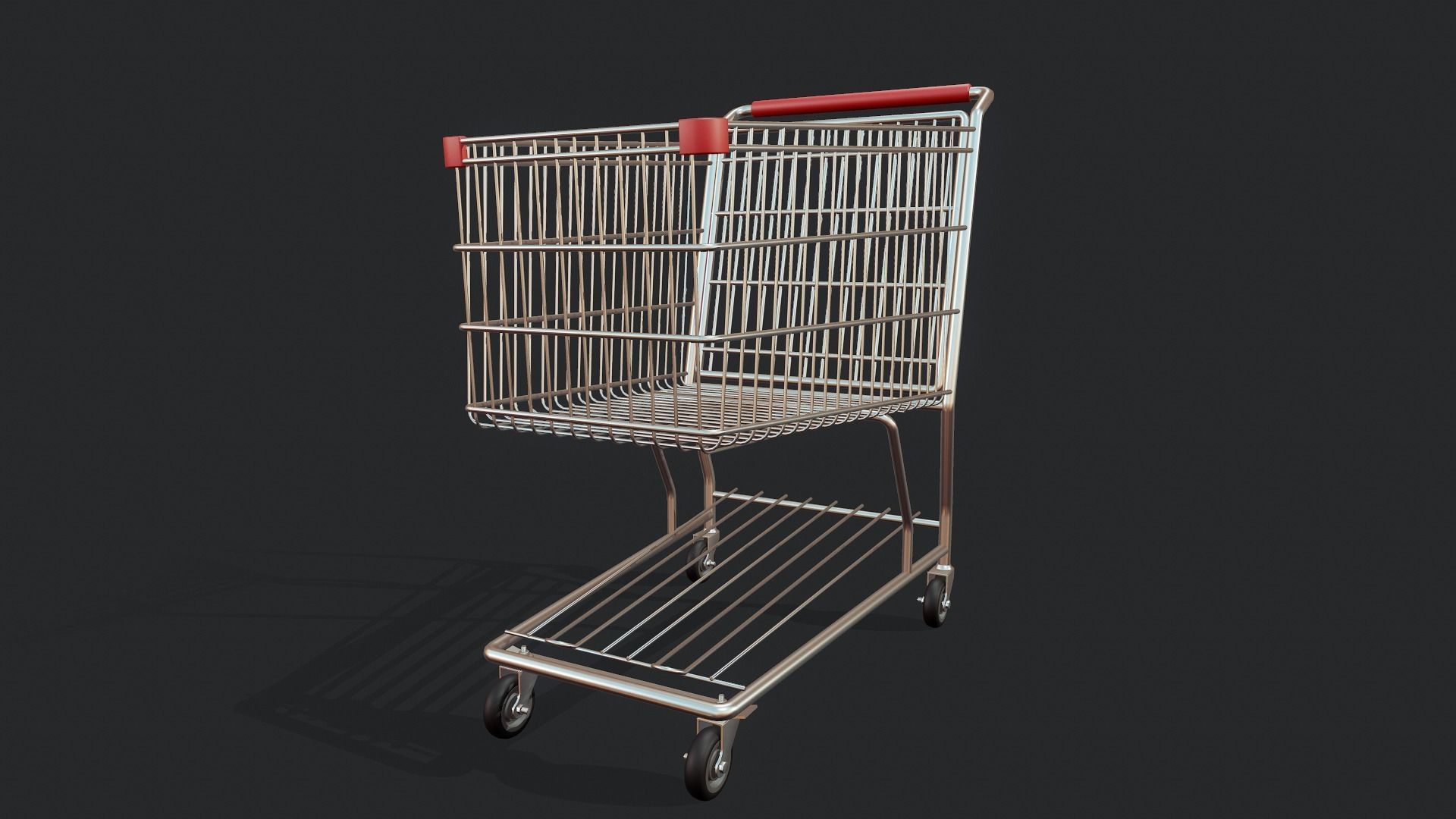 Shopping Cart - Tutorial Included 3D model_4