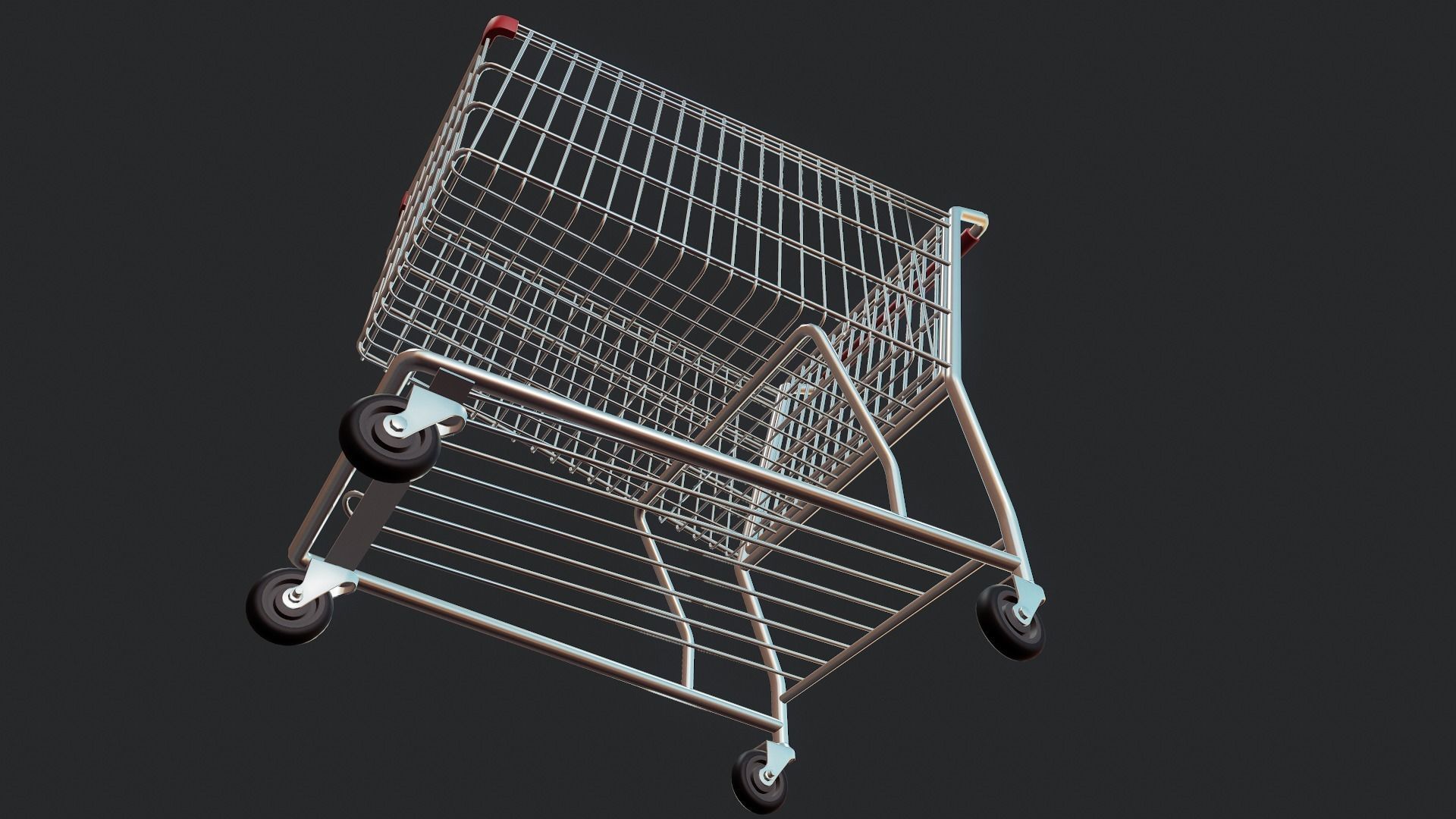 Shopping Cart - Tutorial Included 3D model_12