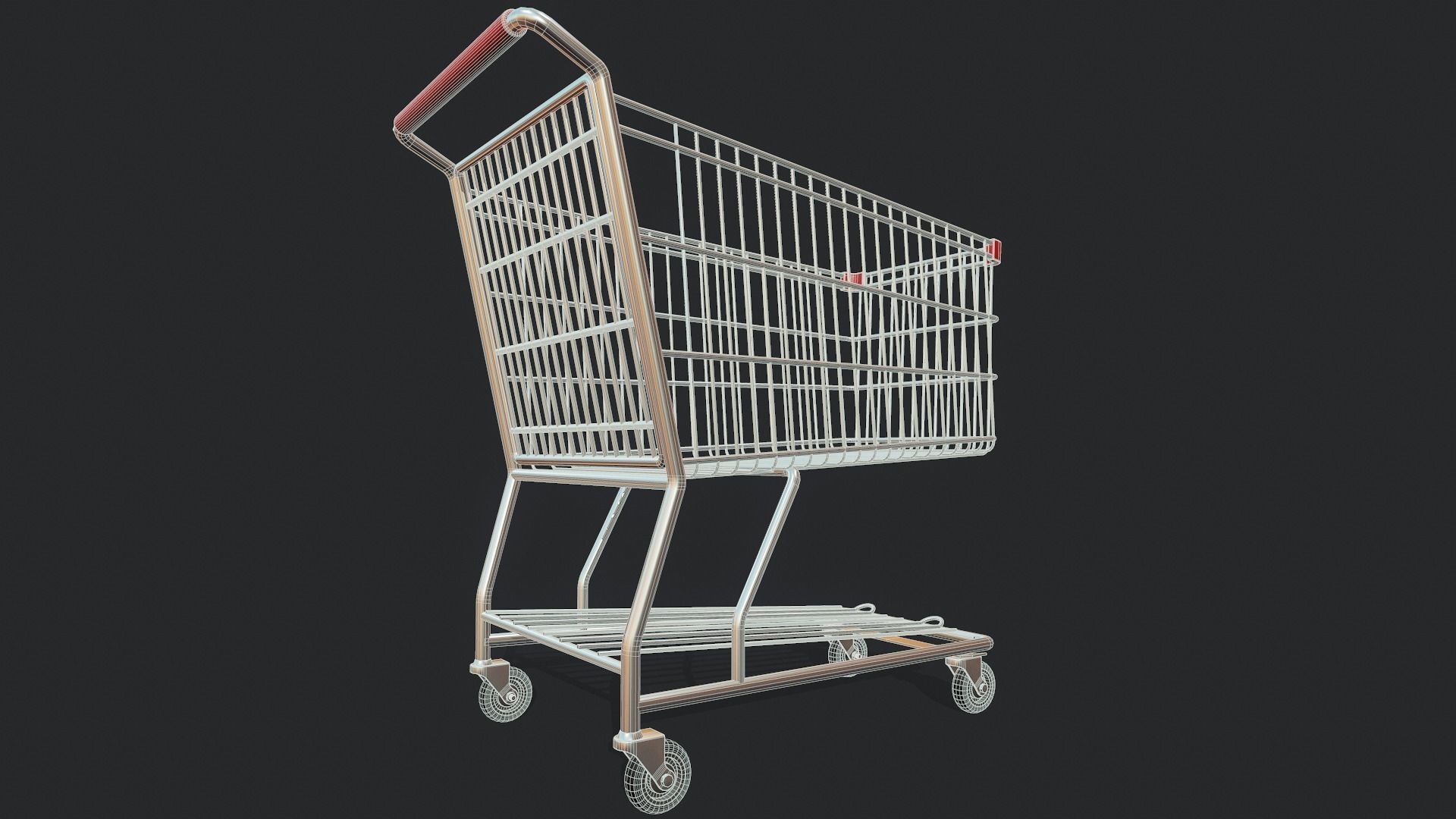 Shopping Cart - Tutorial Included 3D model_7