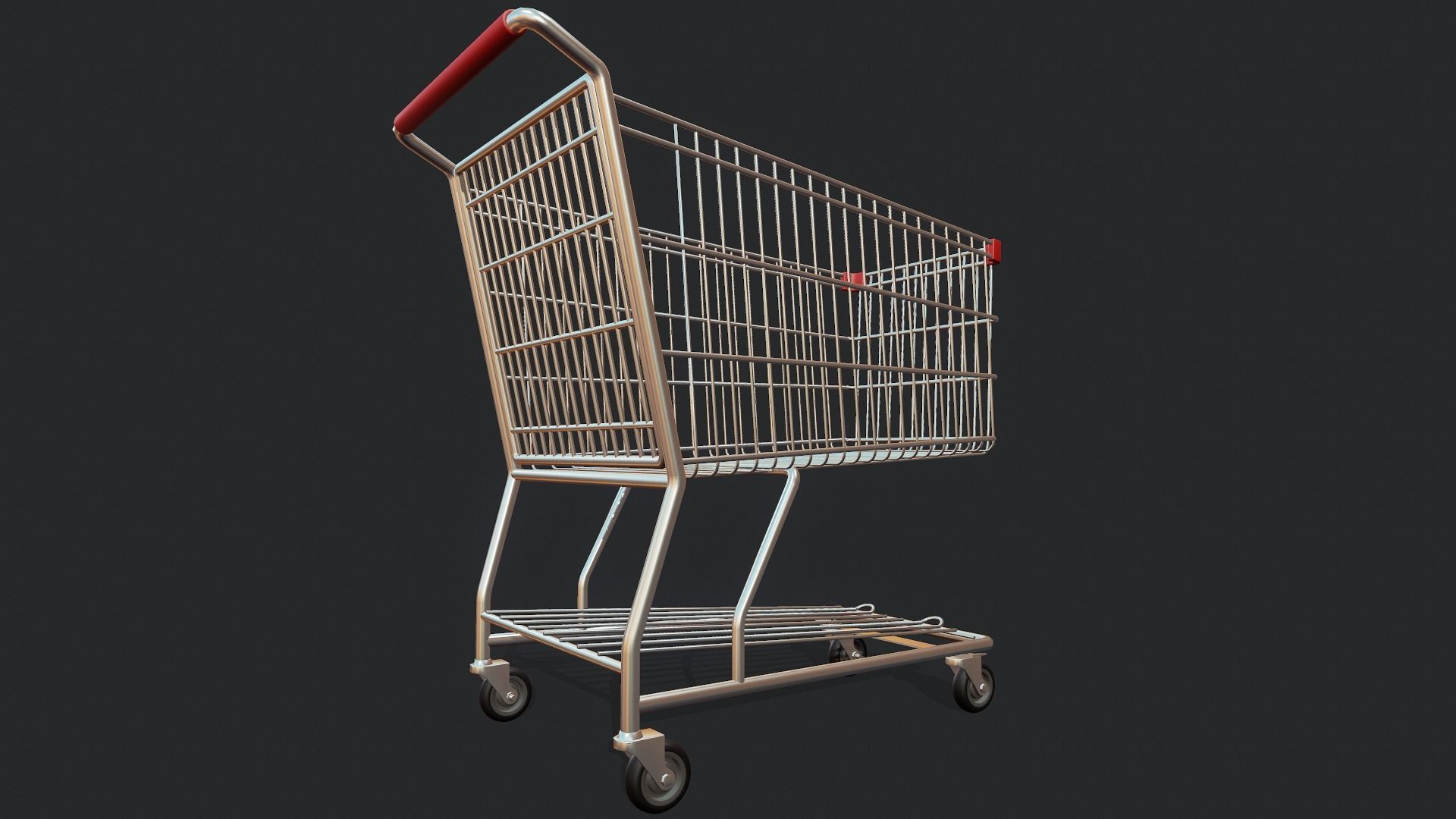 Shopping Cart - Tutorial Included 3D model_6