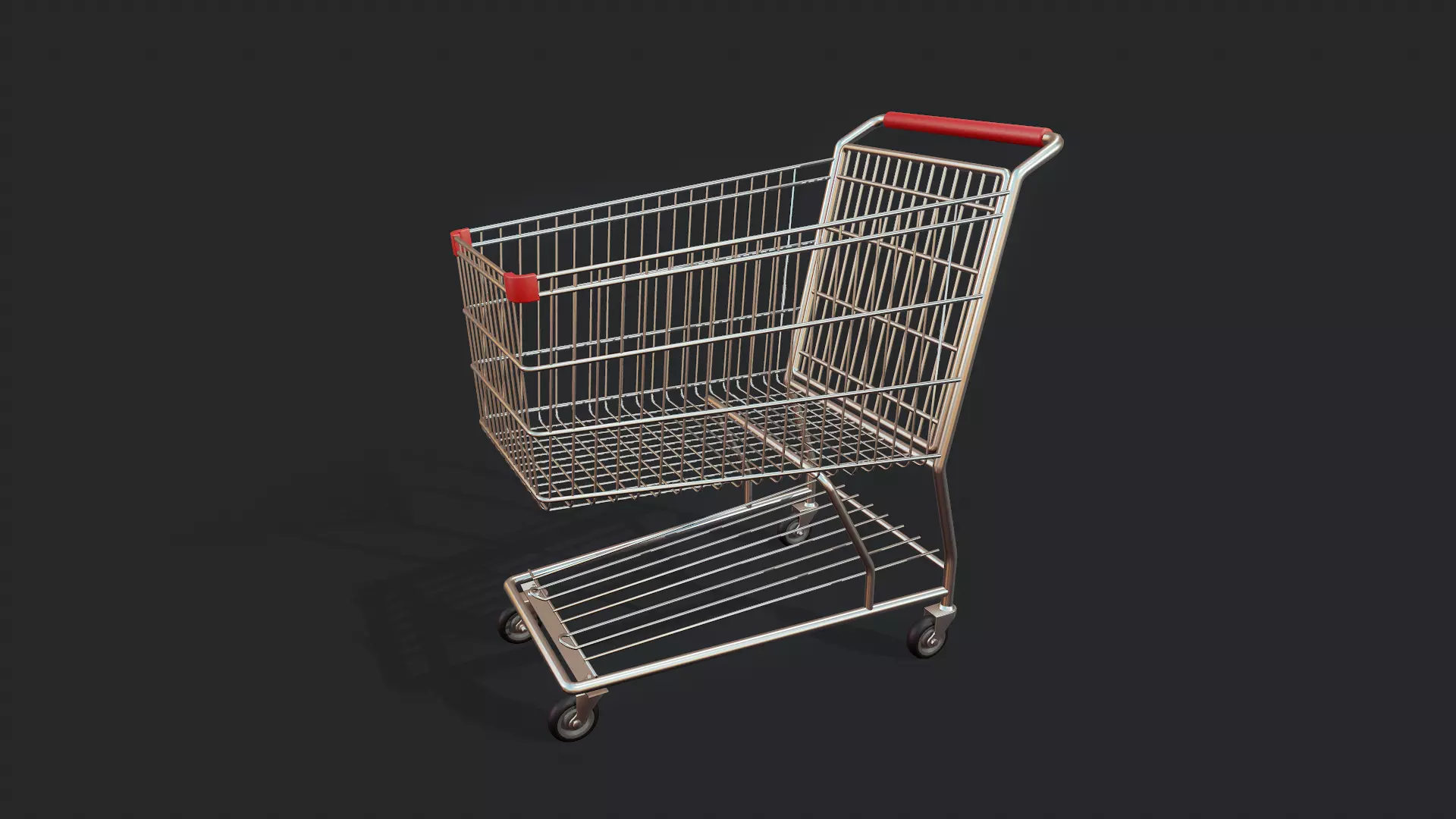 Shopping Cart - Tutorial Included 3D model_0
