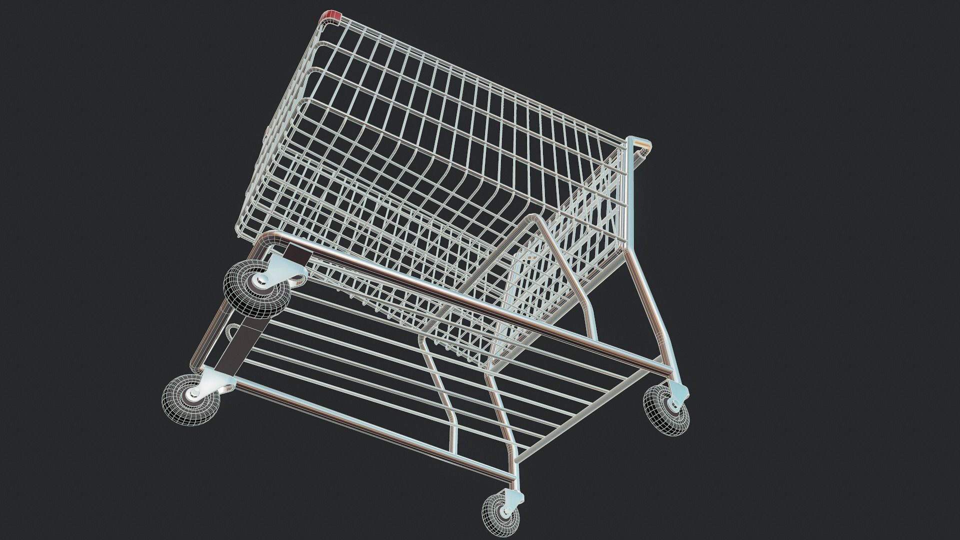 Shopping Cart - Tutorial Included 3D model_13