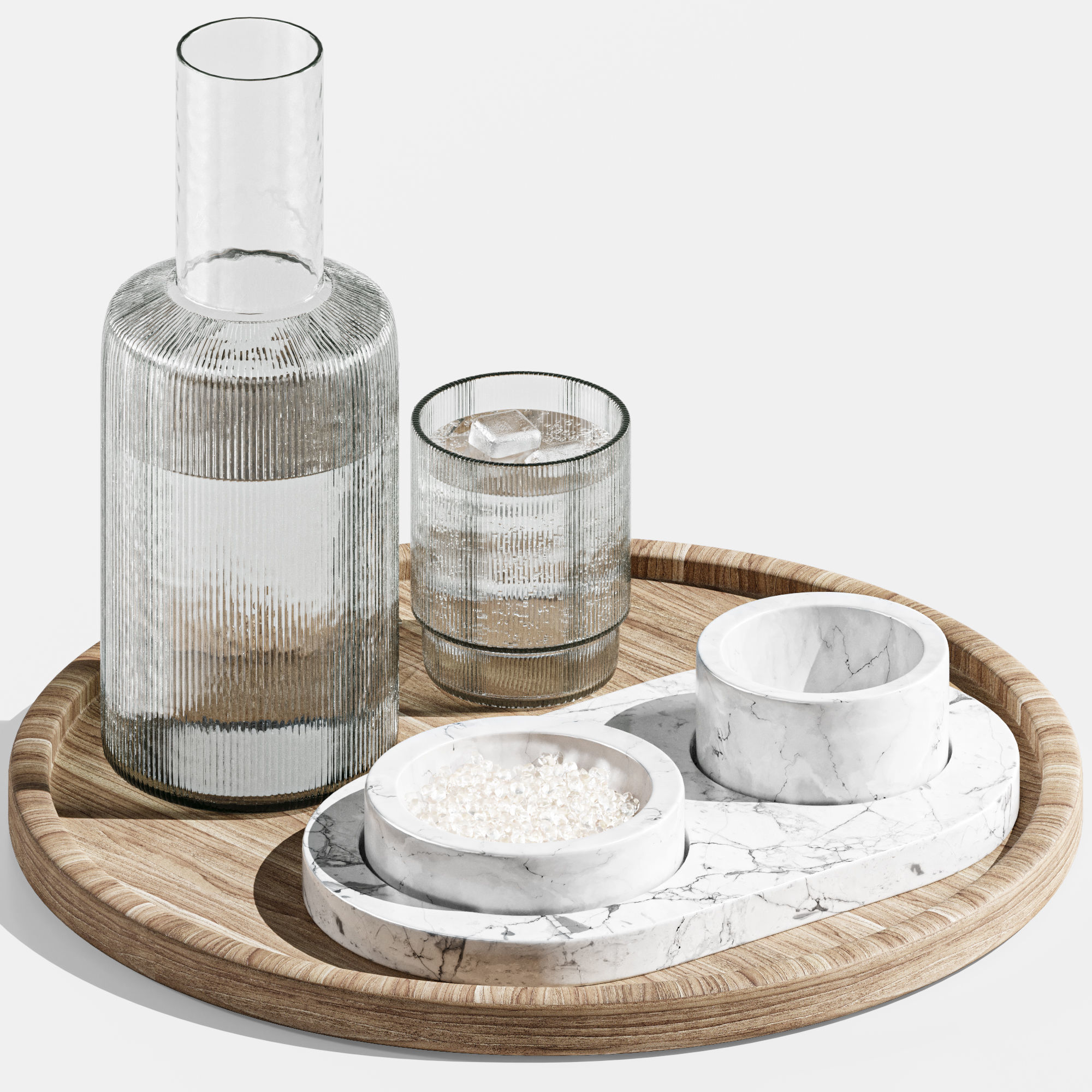 Dishes tableware set 07 3D model_2