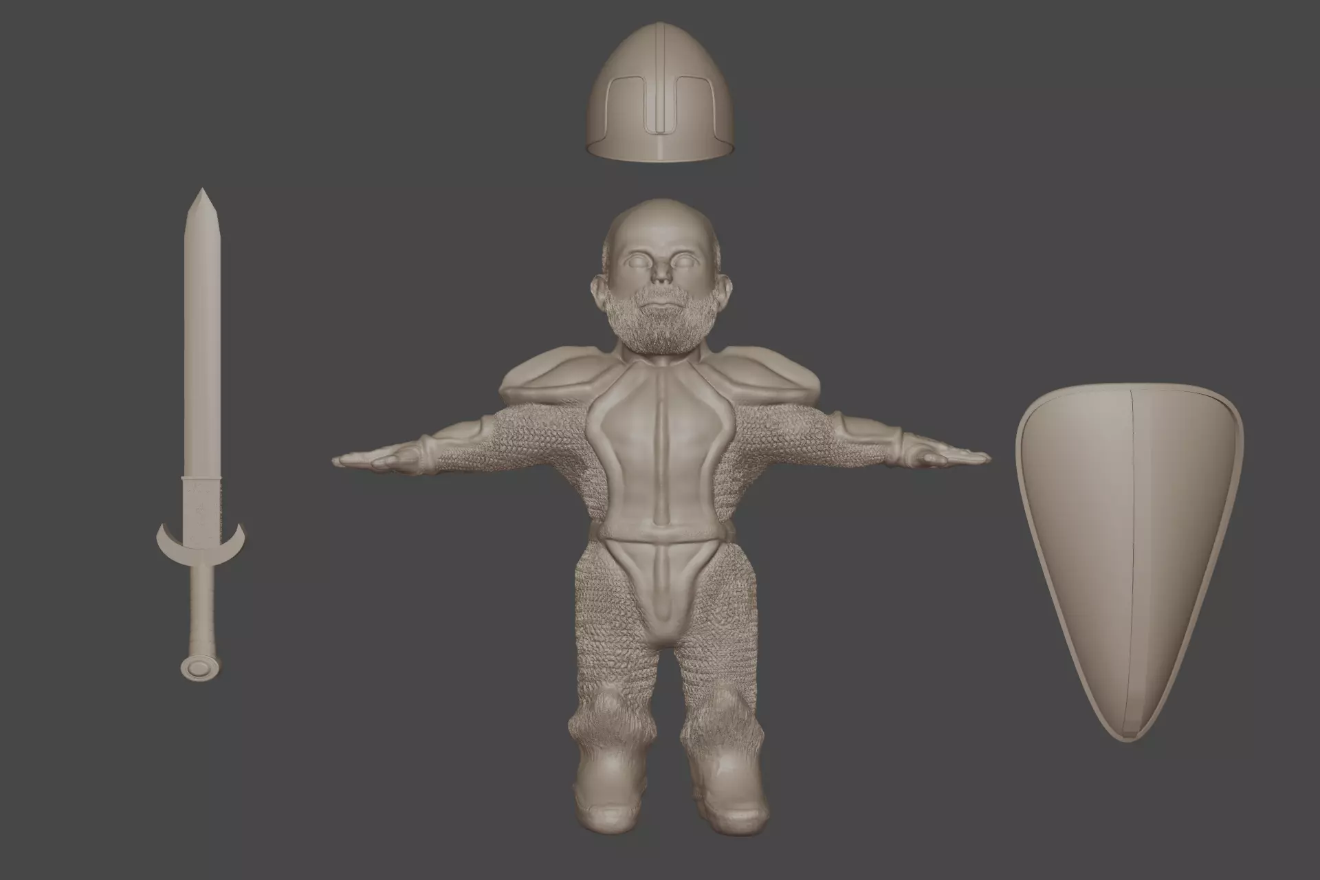 Human Footman 3D model 3D model