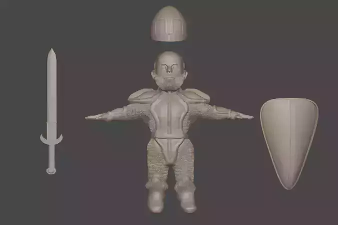 Human Footman 3D model