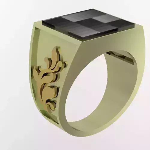 men s stone ring