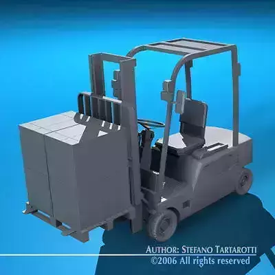 Forklift 2 with boxes