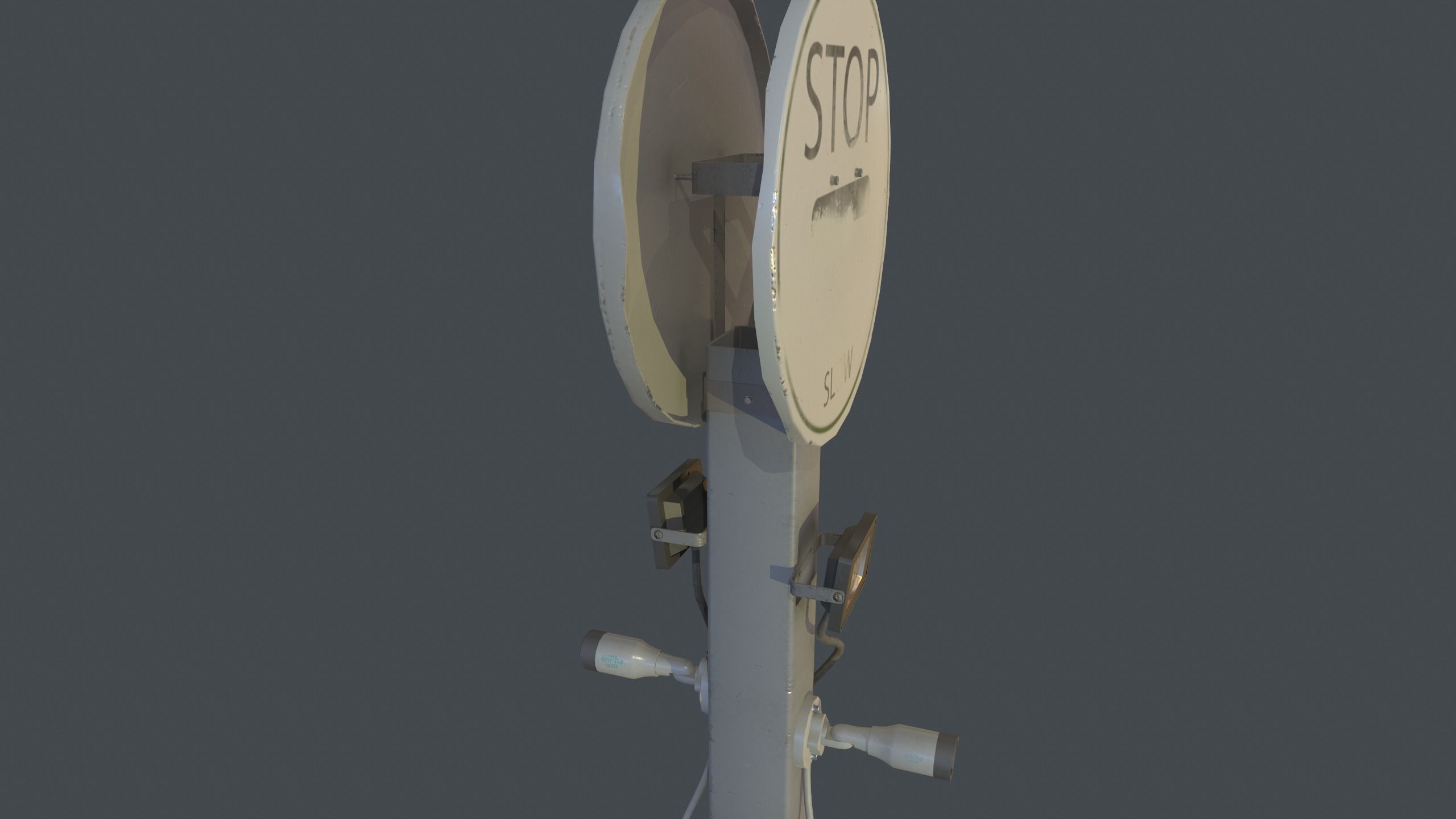 Post-camera Low-poly 3D model_4