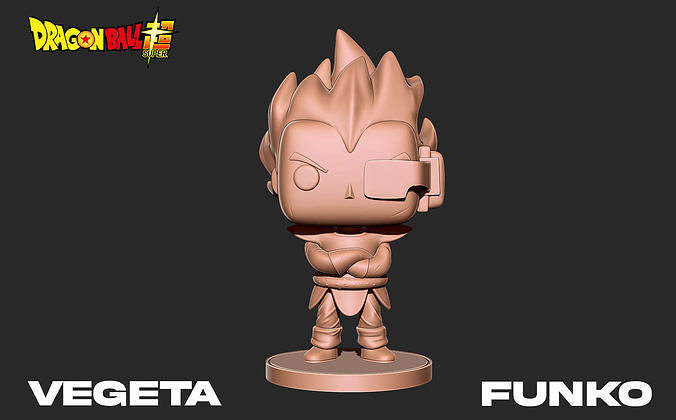 Vegeta funko Character Free 3D print model