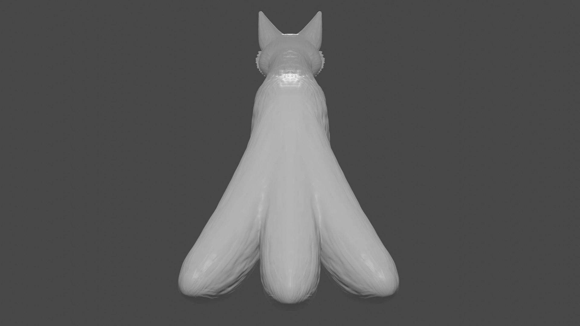 Kitsune 3D print model_2