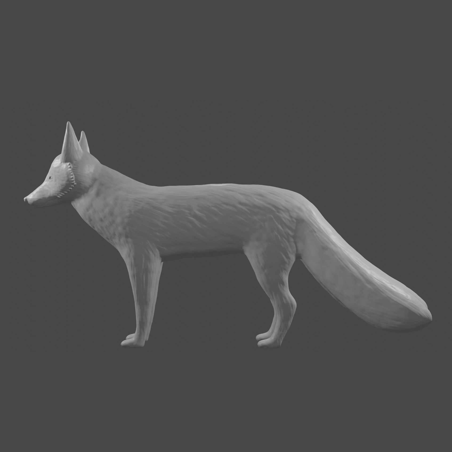 Kitsune 3D print model_1