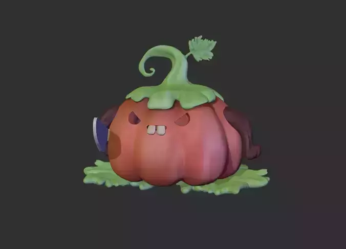 HALLOWEEN SCARY PUMPKIN 3D print model