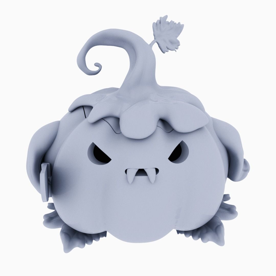 HALLOWEEN SCARY PUMPKIN 3D print model_5