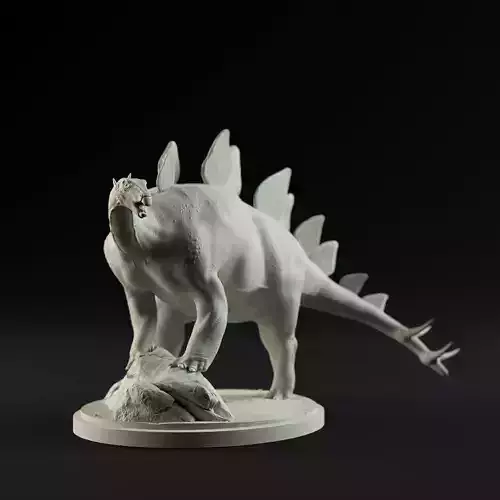 Stegosaurus looking 1-35 scale pre-supported
