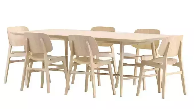 Soborg Chair and holland Table