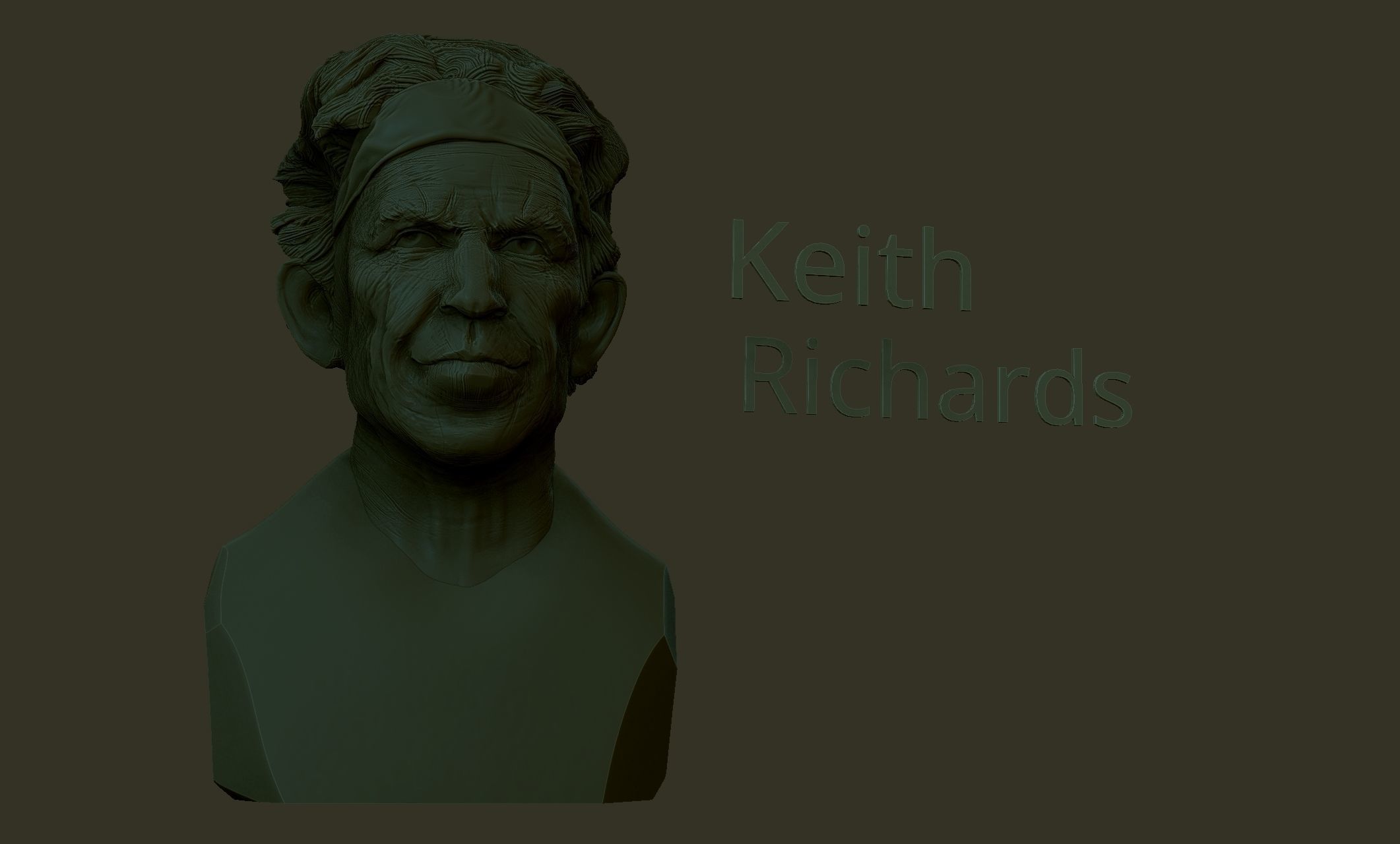 Keith Richards 3D print model_8