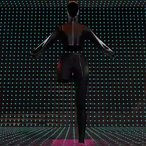 Realistic outfit 3D model