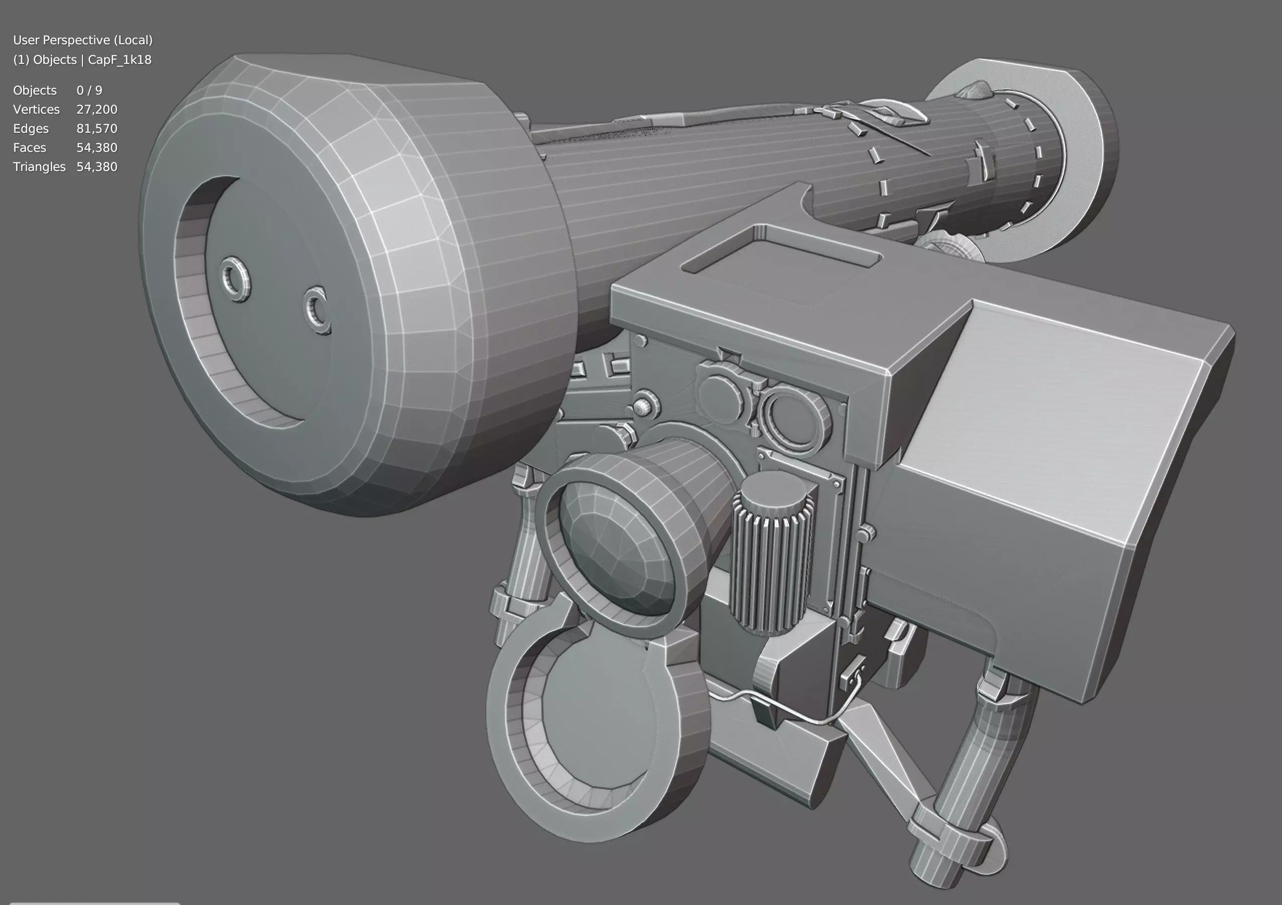 JAVELIN FGM-148 CLOSE COMBAT MISSILE SYSTEM 3D model_0