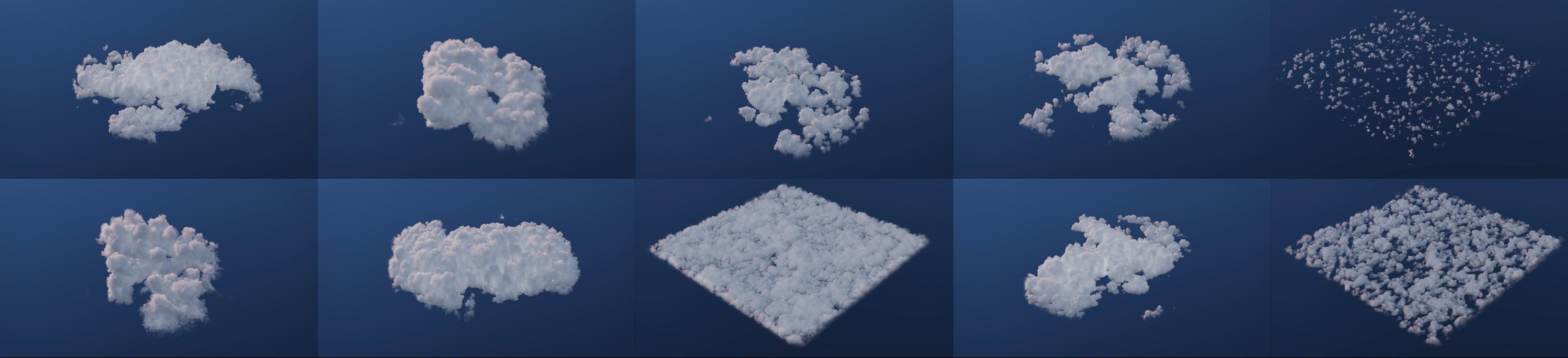 3D Volumetric Cloud Pack 3D model_3