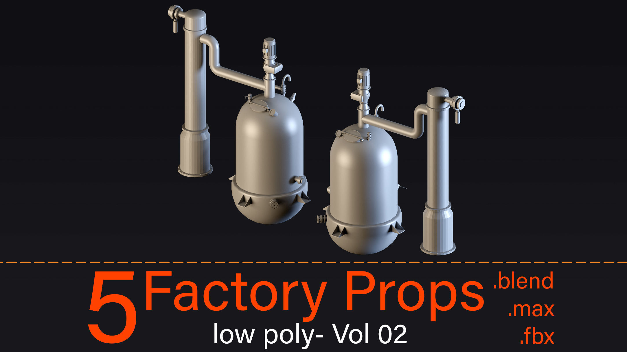5 Factory props- Vol 02 3D model_4
