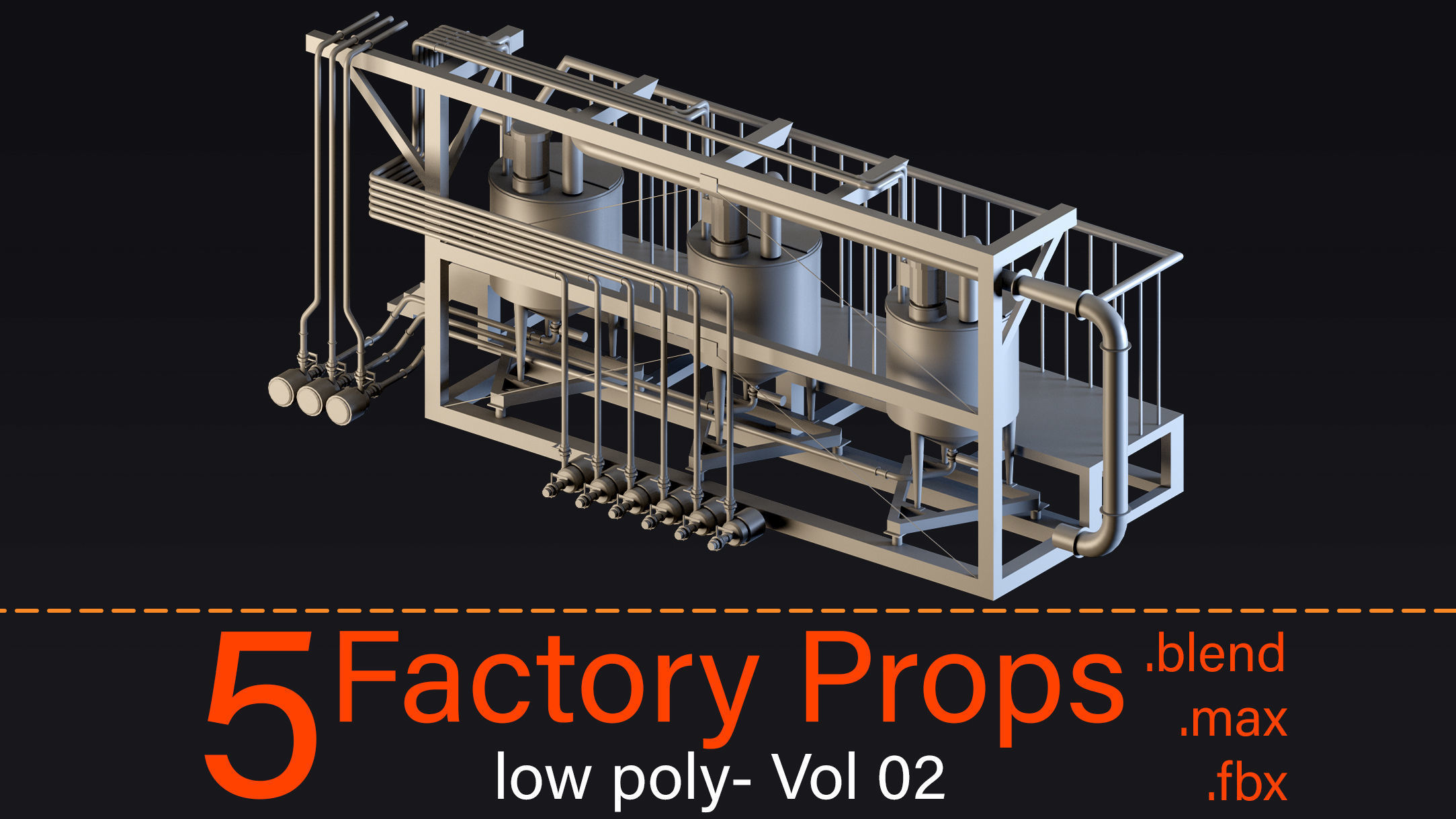 5 Factory props- Vol 02 3D model_2