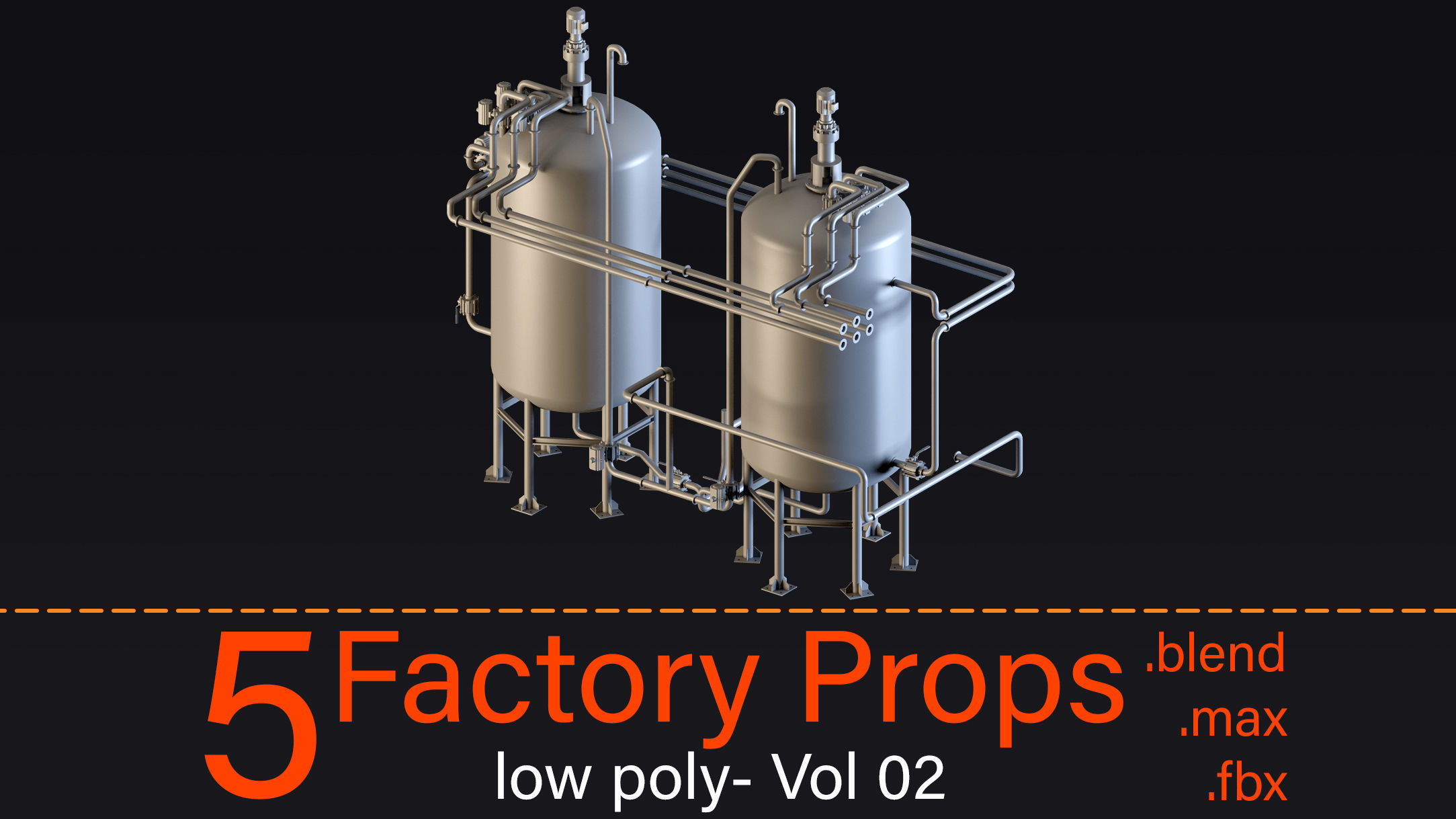 5 Factory props- Vol 02 3D model_1